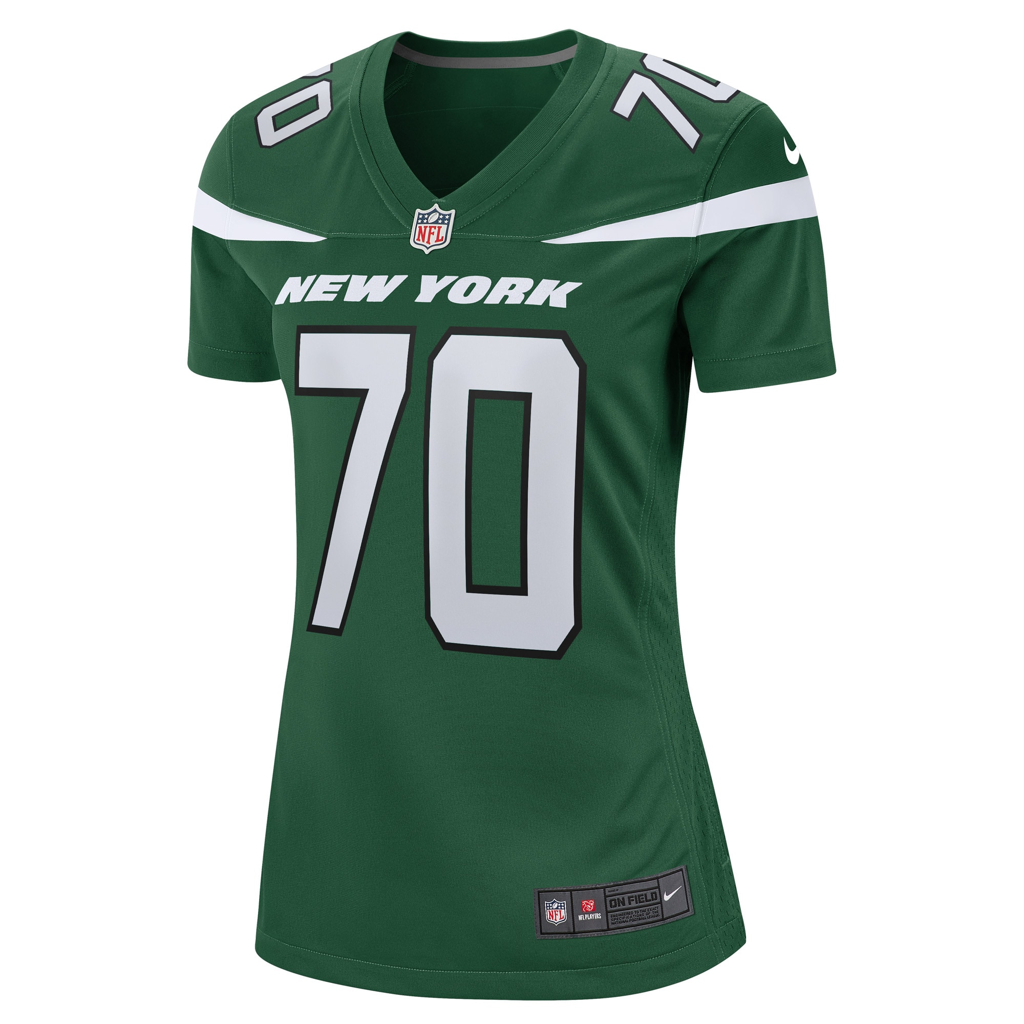 Eric Smith New York Jets Women's Game Player Jersey - Gotham Green