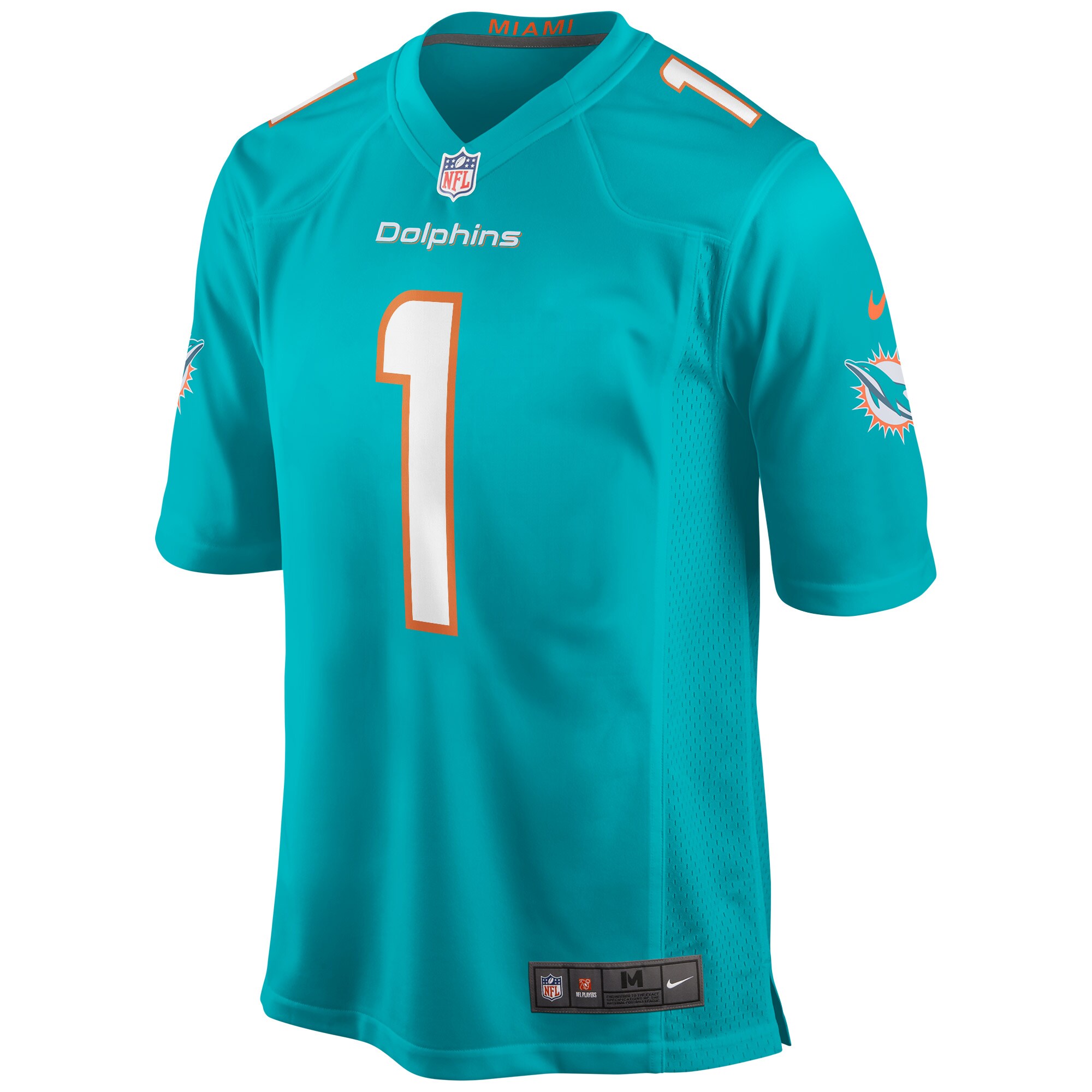 Tua Tagovailoa Miami DolphinsGame Jersey - Aqua