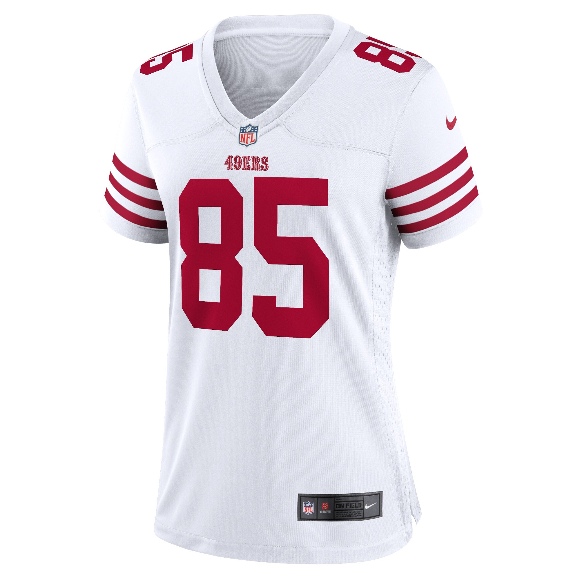 George Kittle San Francisco 49ers Women's Player Game Jersey - White