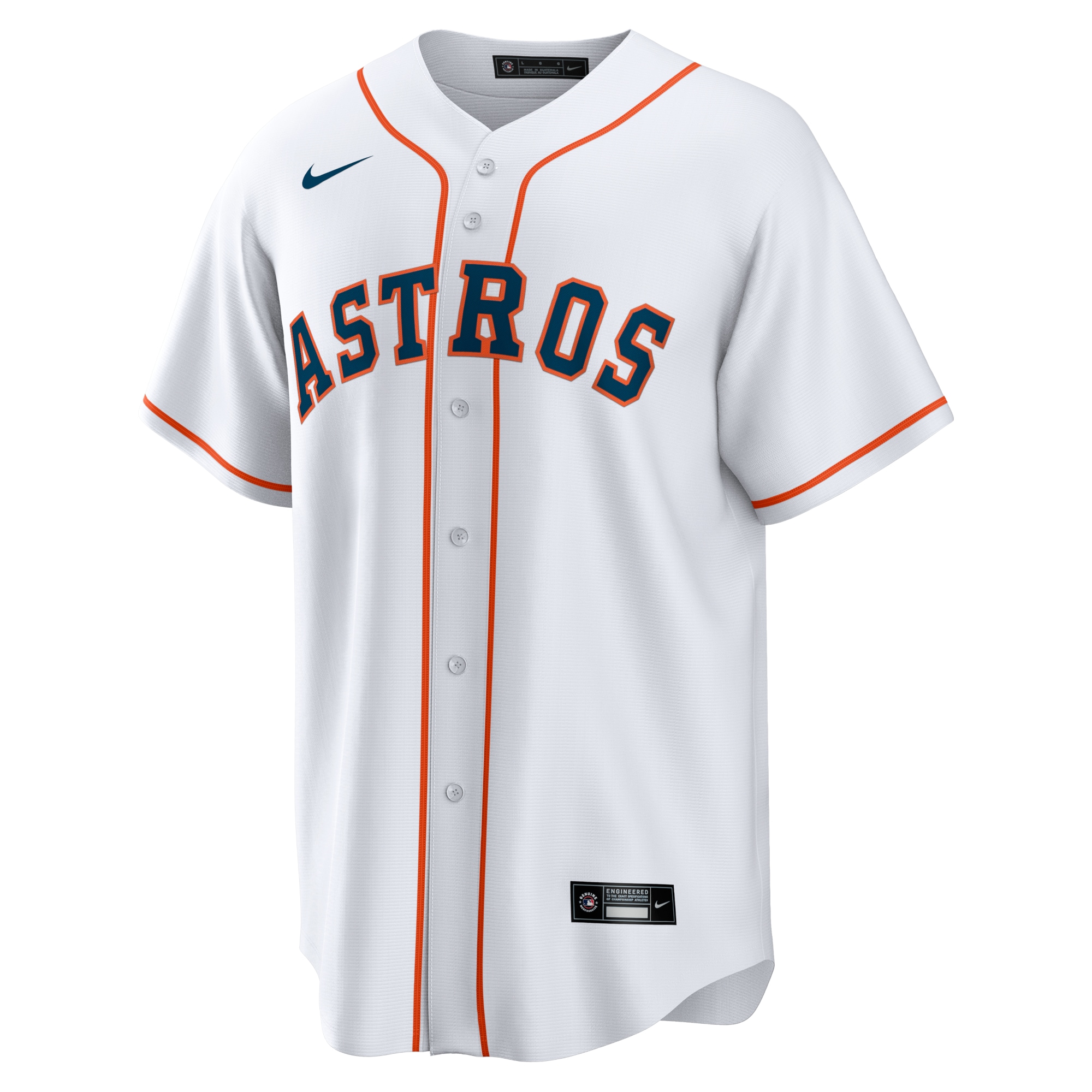 Houston AstrosHome Replica Team Jersey - White