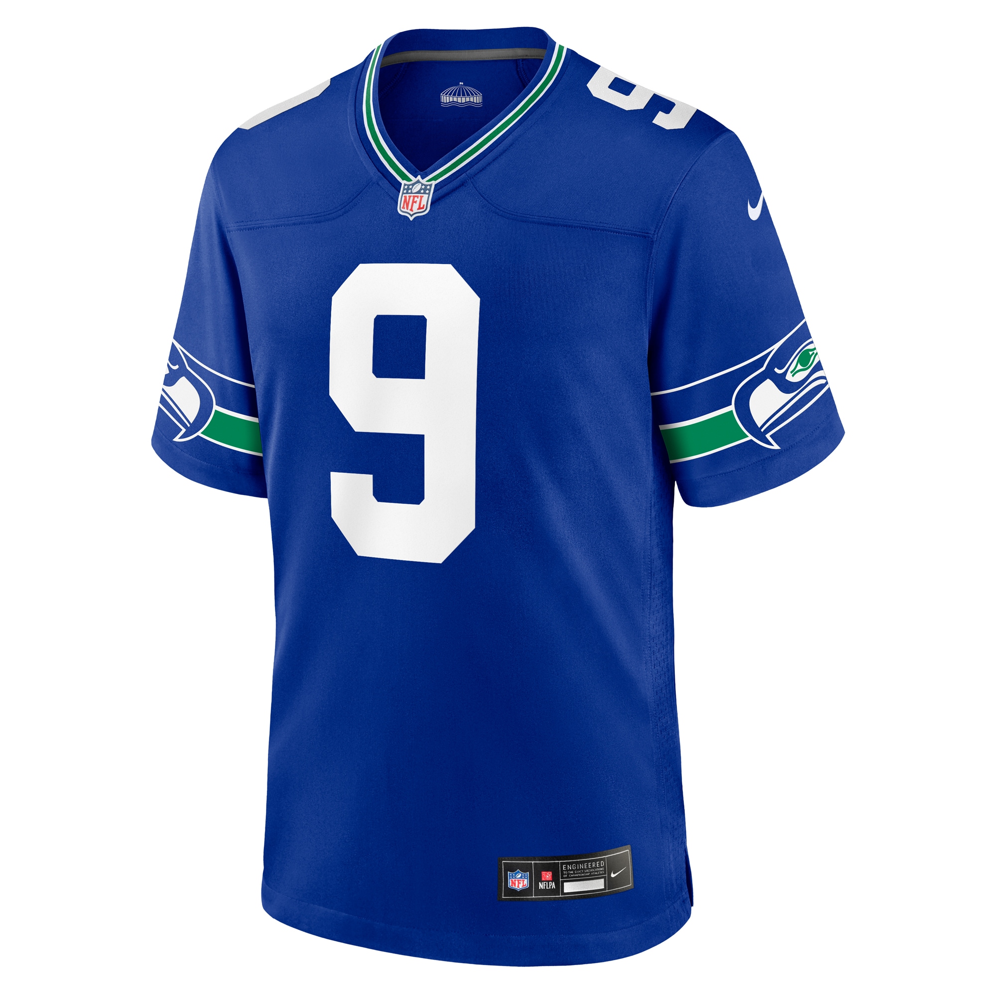 Kenneth Walker III Seattle SeahawksThrowback Player Game Jersey - Royal