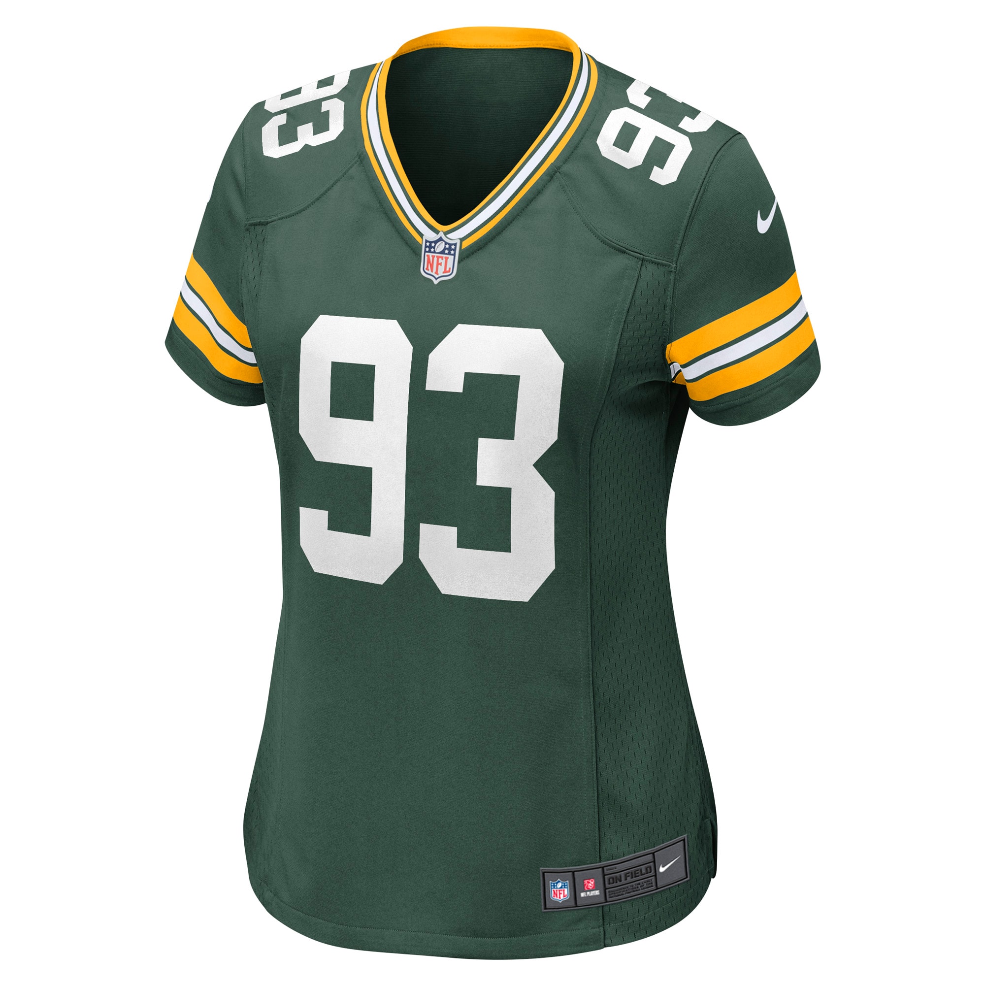 T.J. Slaton Green Bay Packers Women's Game Jersey - Green