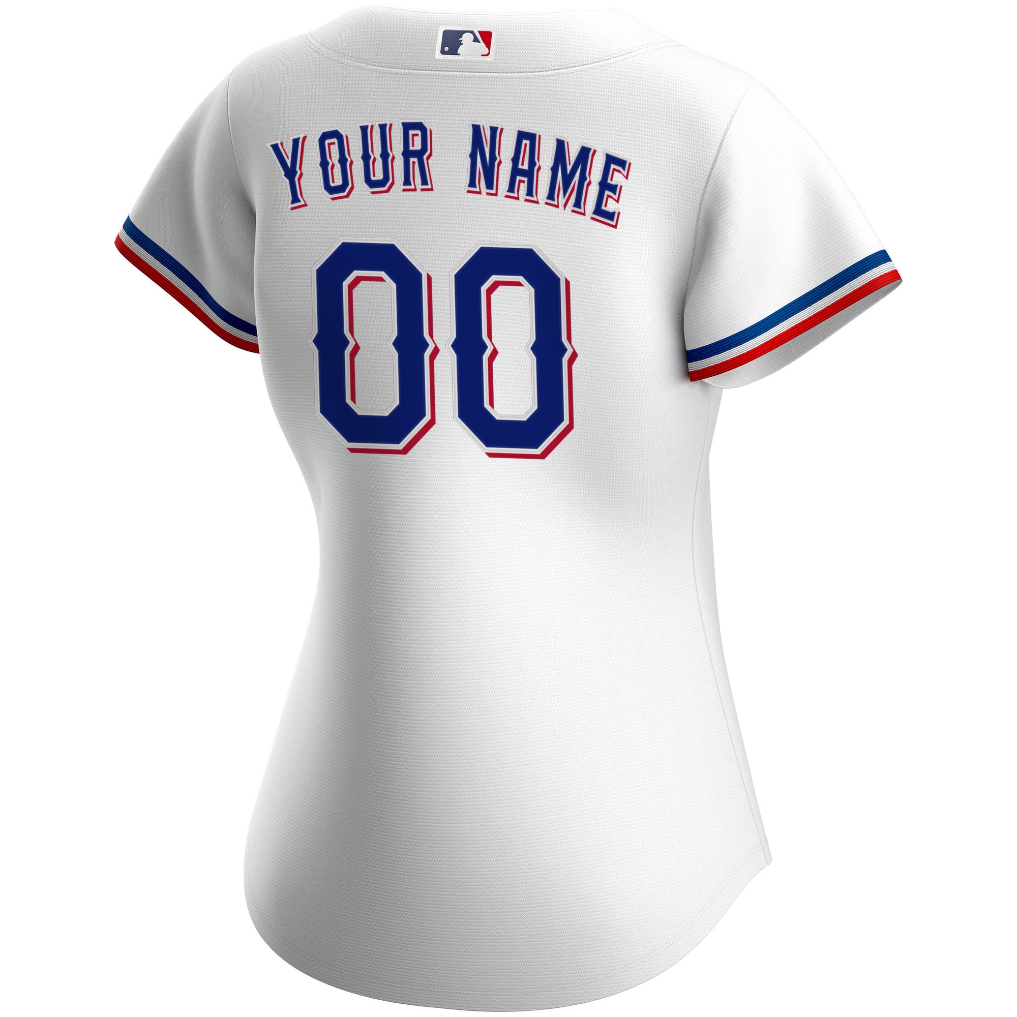 Texas Rangers Women's Home Replica Custom Jersey - White