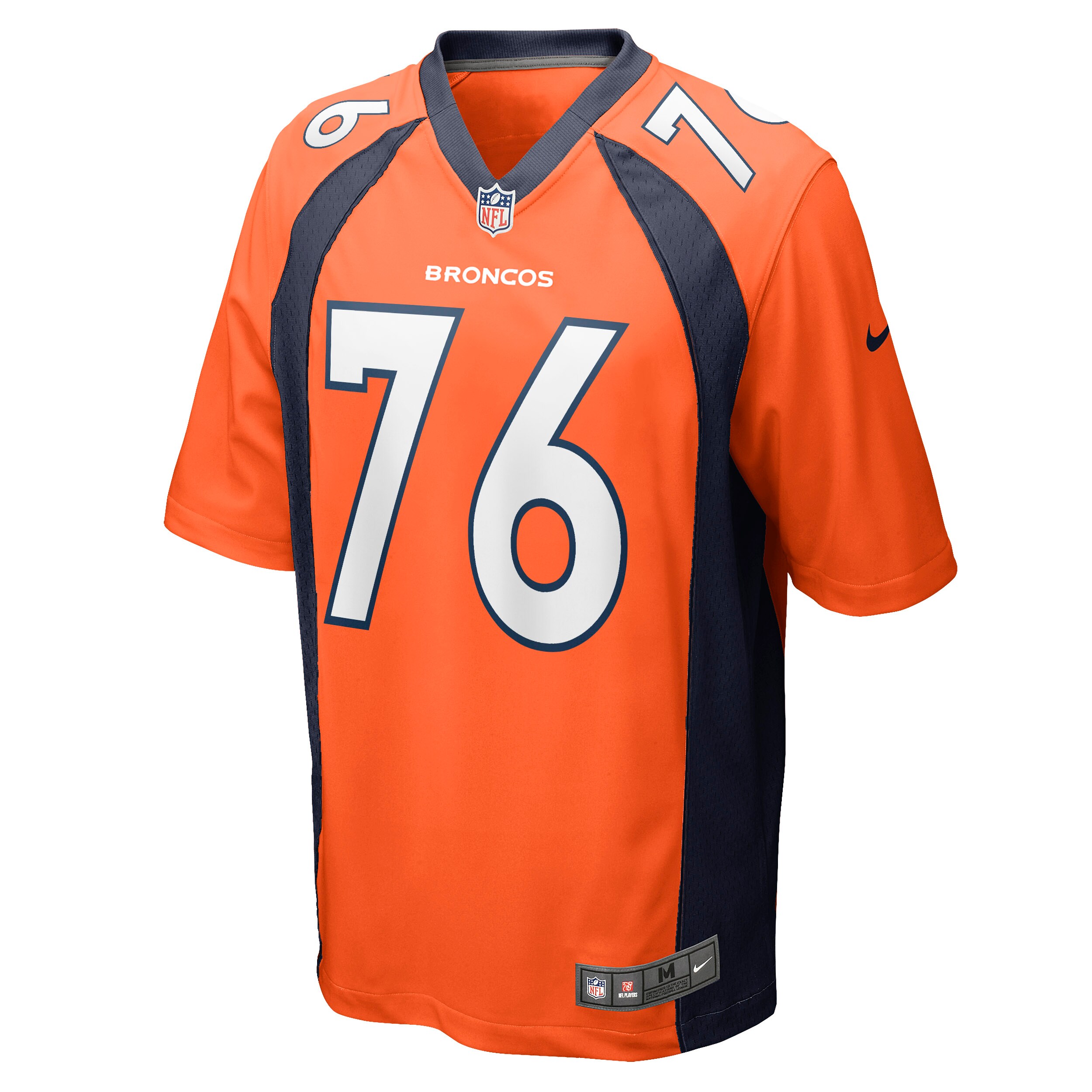 Calvin Anderson Denver BroncosGame Jersey - Orange