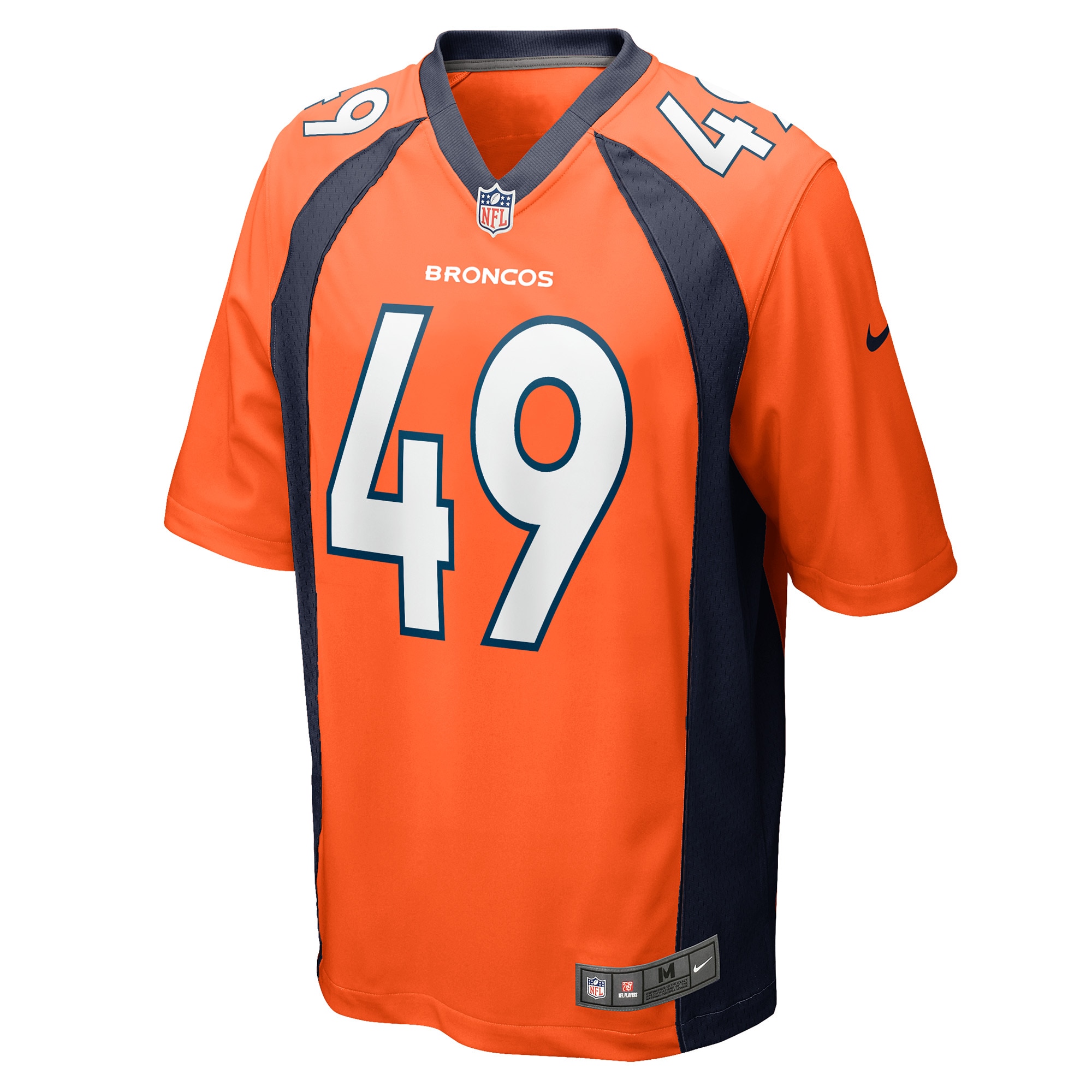 Alex Singleton Denver BroncosGame Player Jersey - Orange
