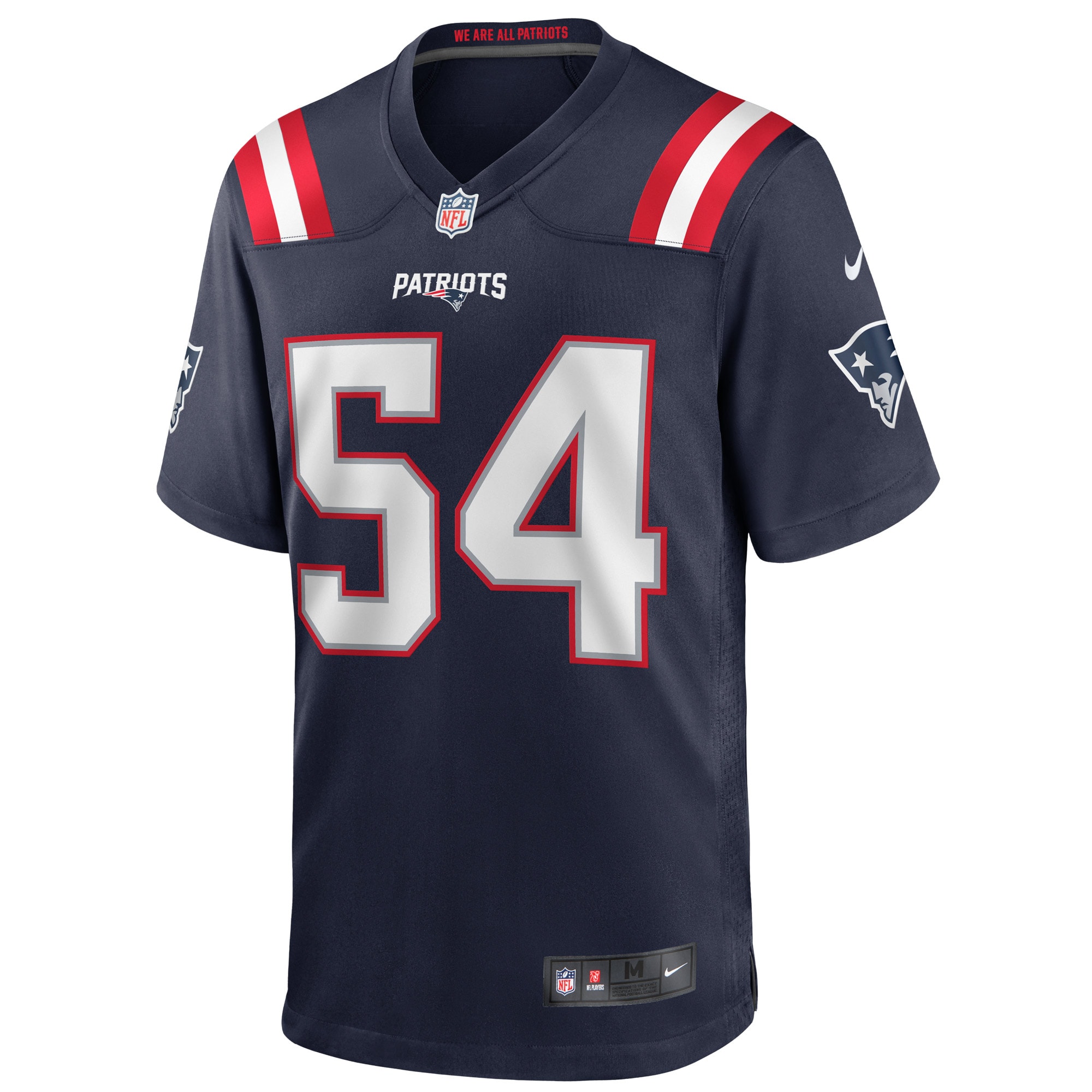Dont'a Hightower New England PatriotsGame Player Jersey - Navy