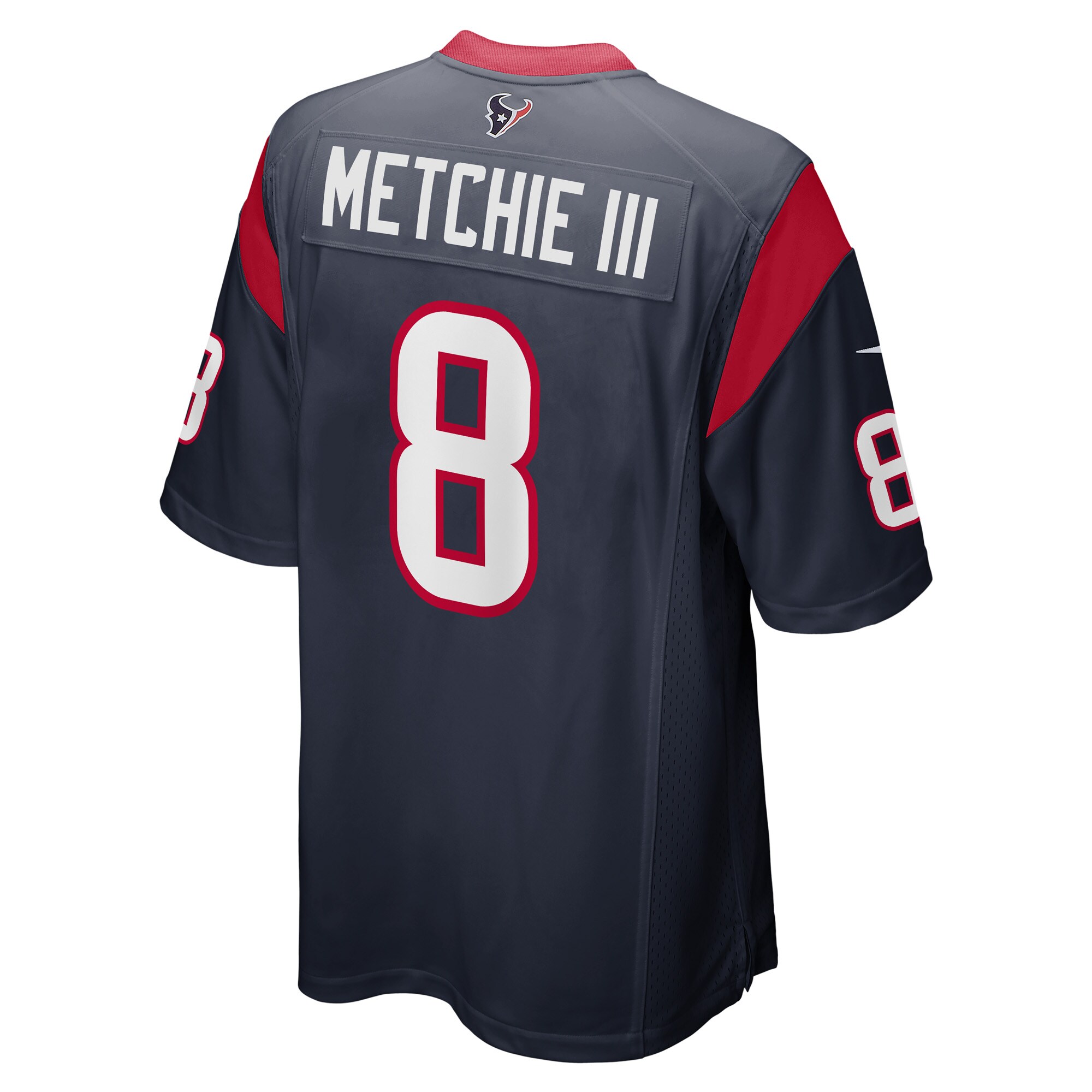John Metchie III Houston TexansGame Player Jersey - Navy