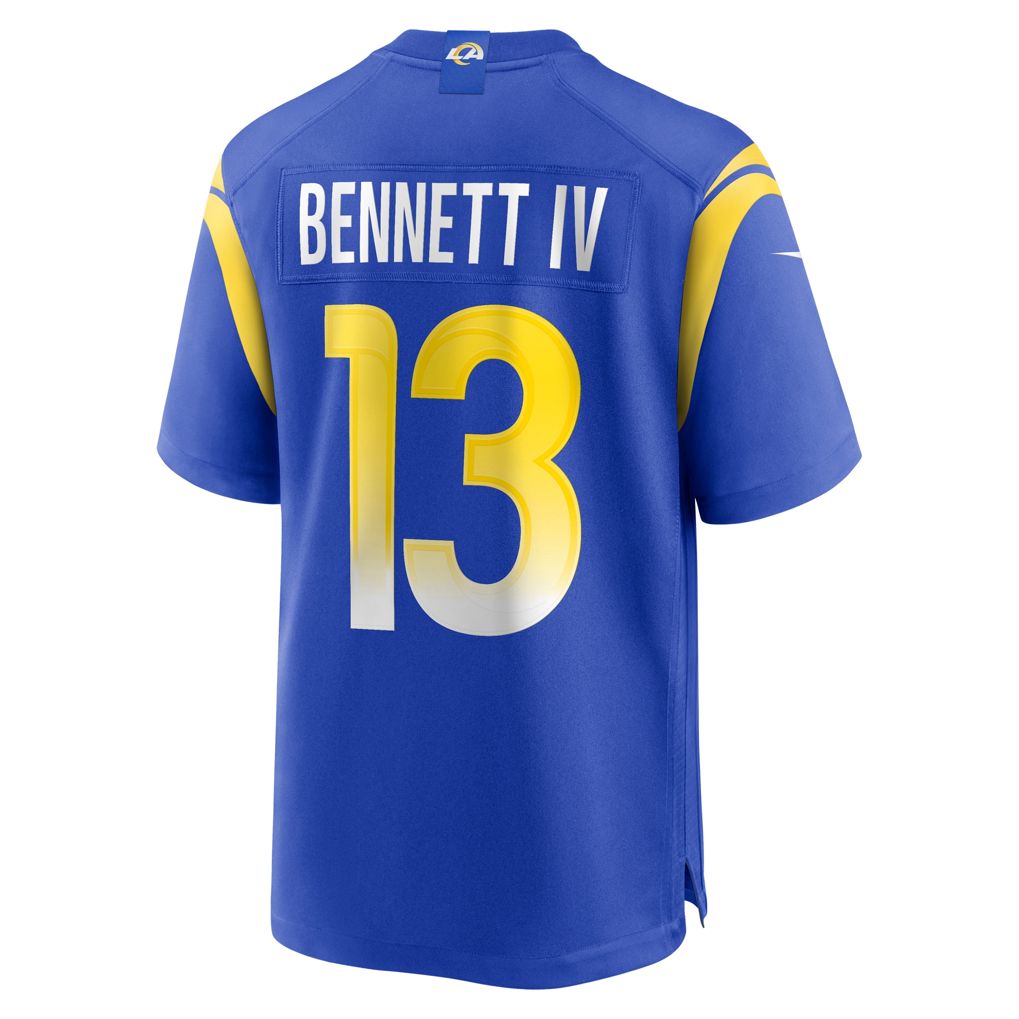Stetson Bennett Los Angeles RamsTeam Game Jersey - Royal