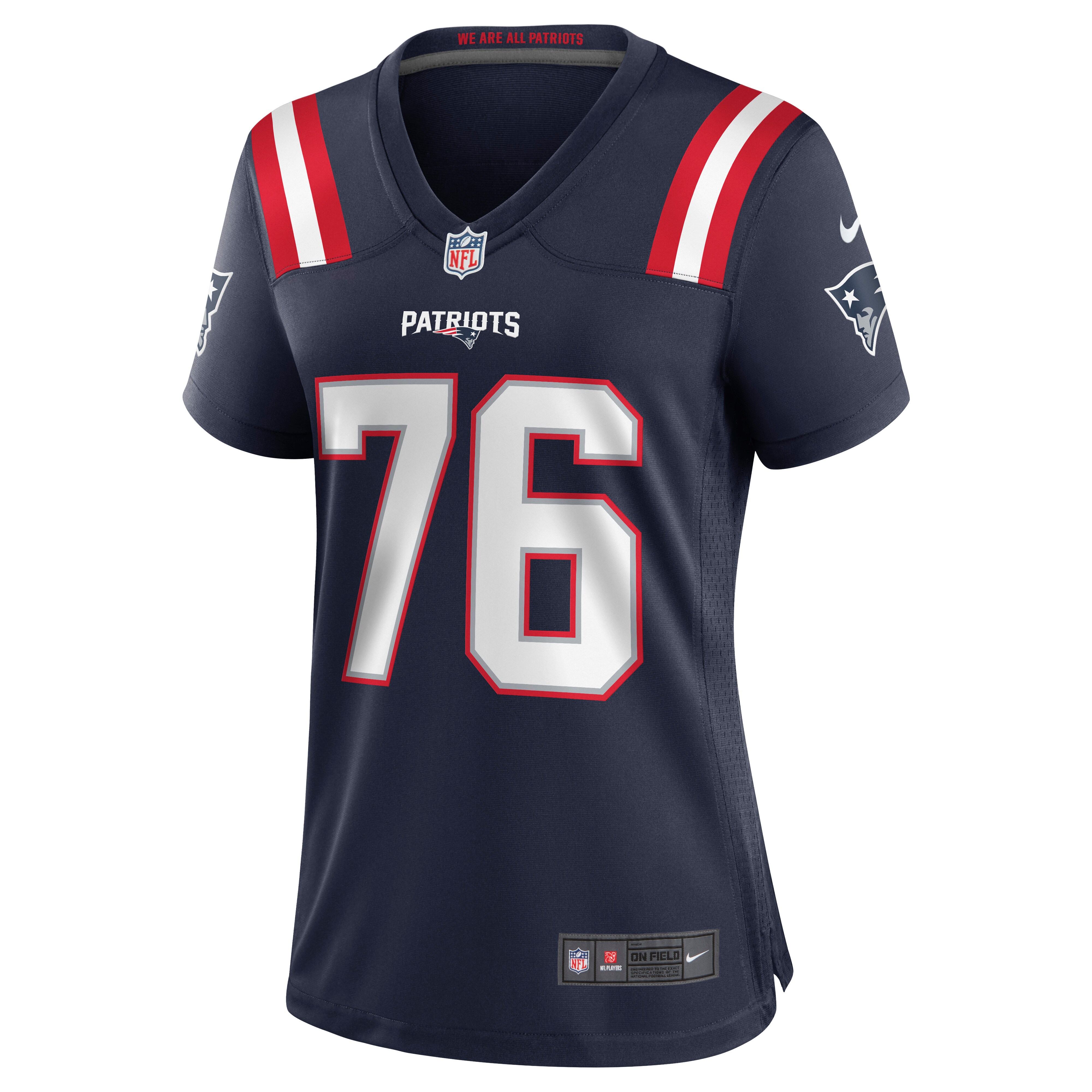 Isaiah Wynn New England Patriots Women's Game Jersey - Navy