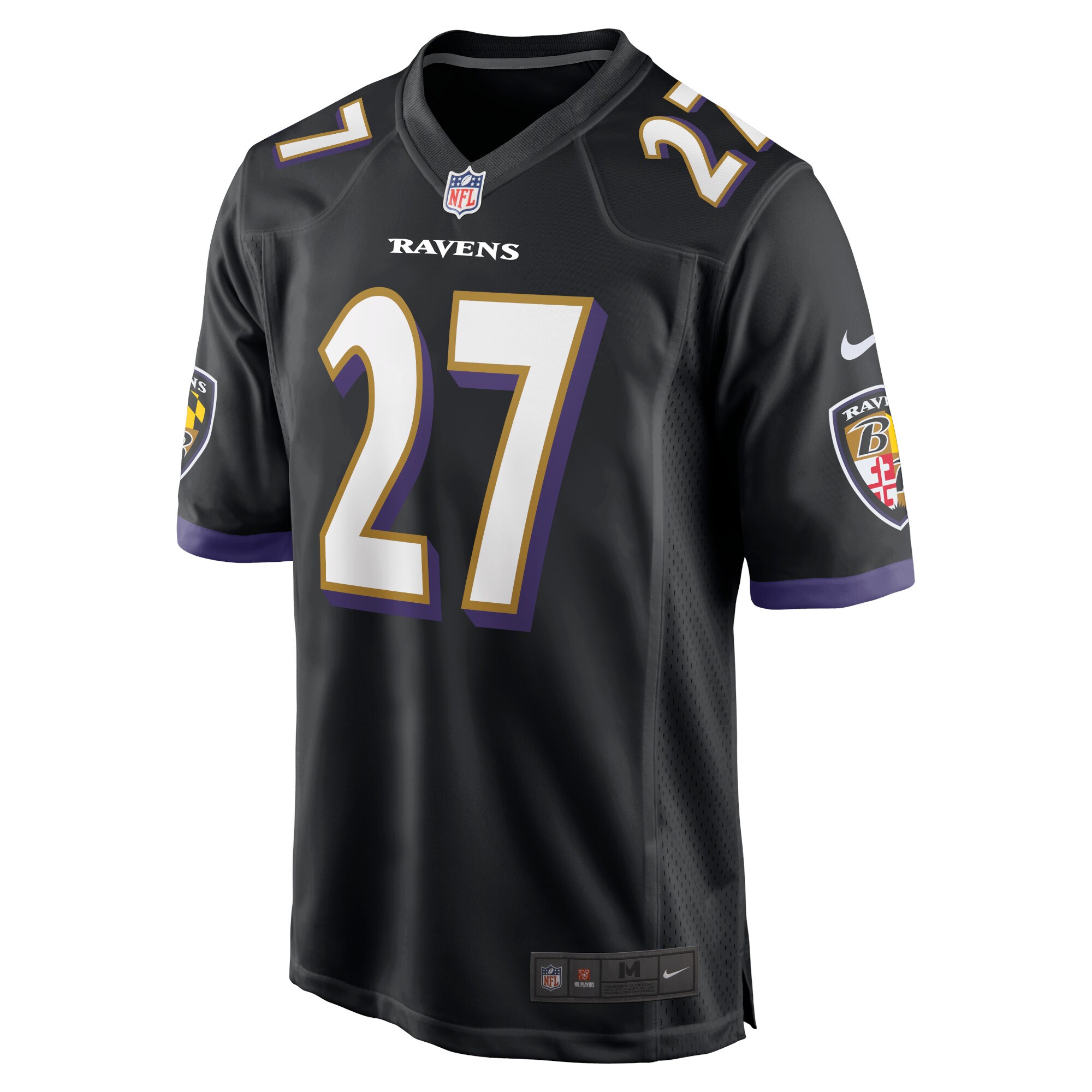 J.K. Dobbins Baltimore RavensGame Jersey - Black