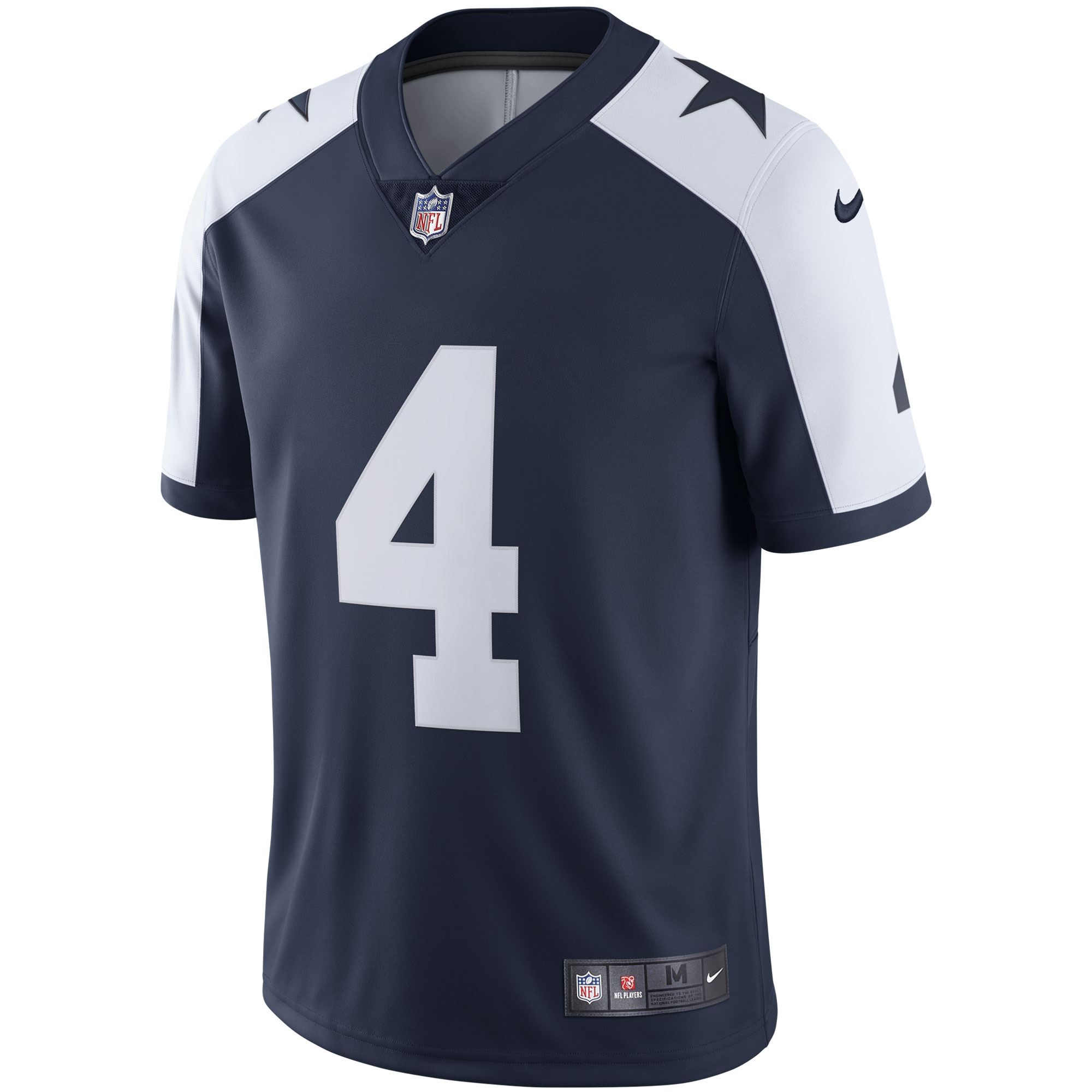 Dak Prescott Dallas CowboysAlternate Vapor Limited Jersey - Navy