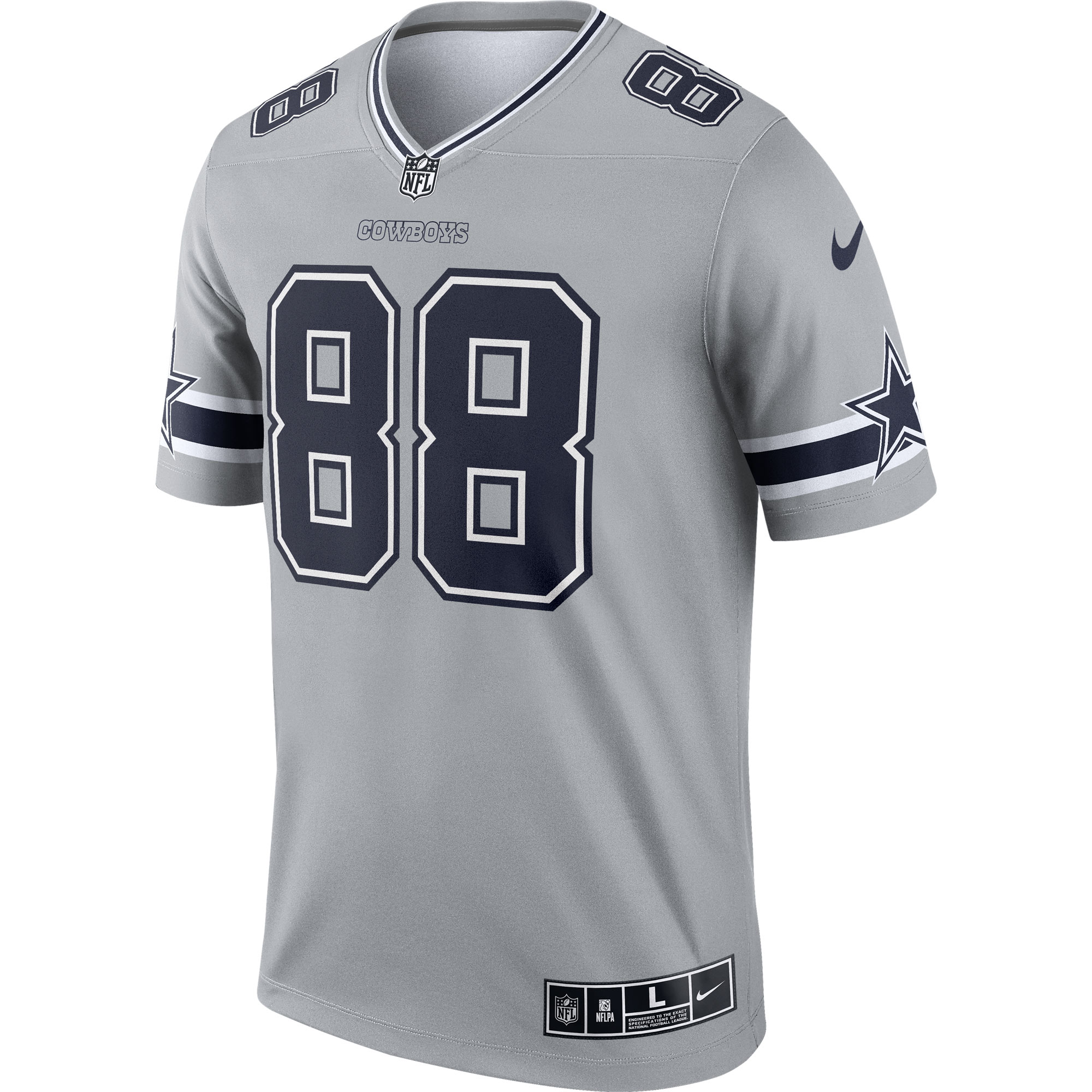 CeeDee Lamb Dallas CowboysInverted Legend Jersey - Gray
