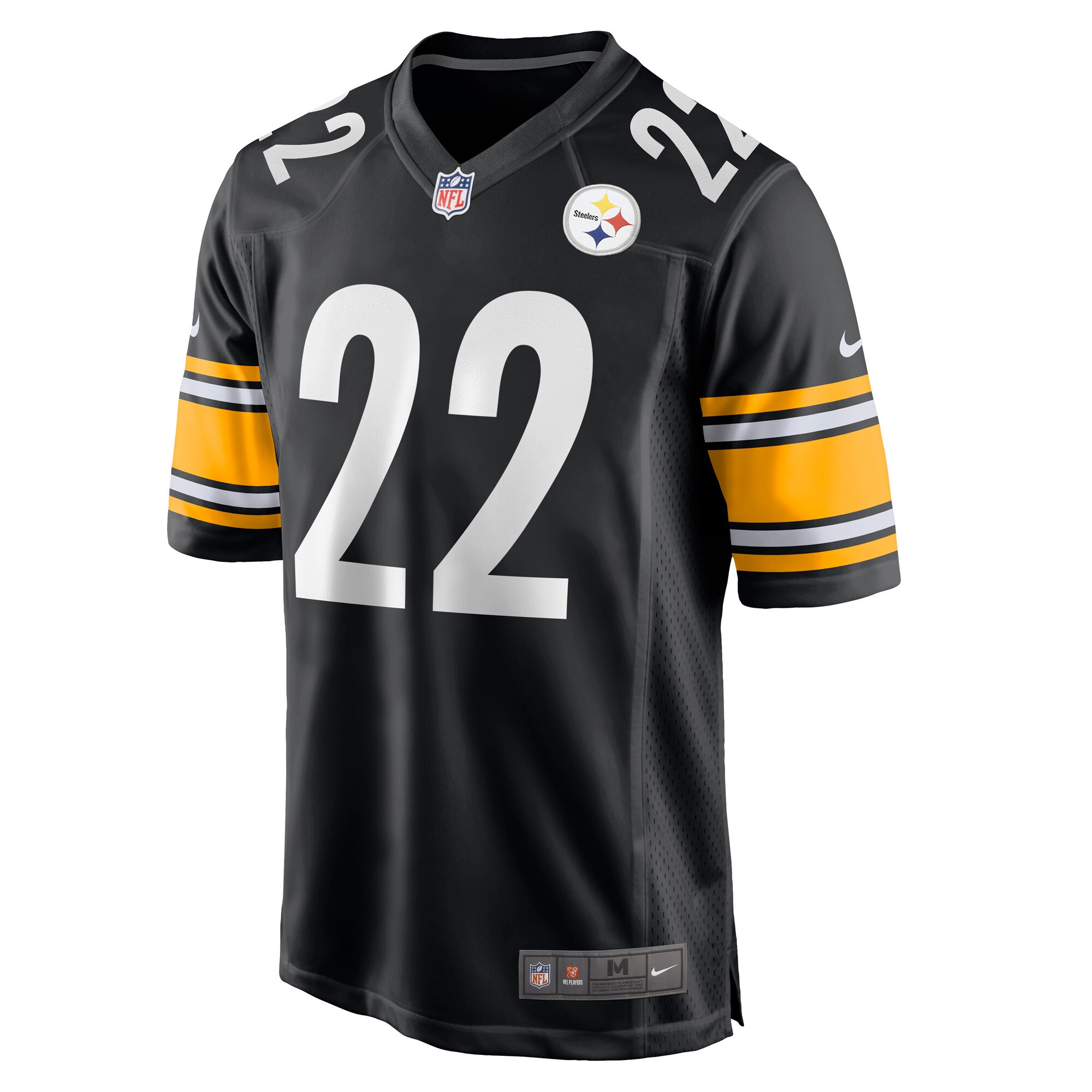 Najee Harris Pittsburgh SteelersGame Jersey - Black