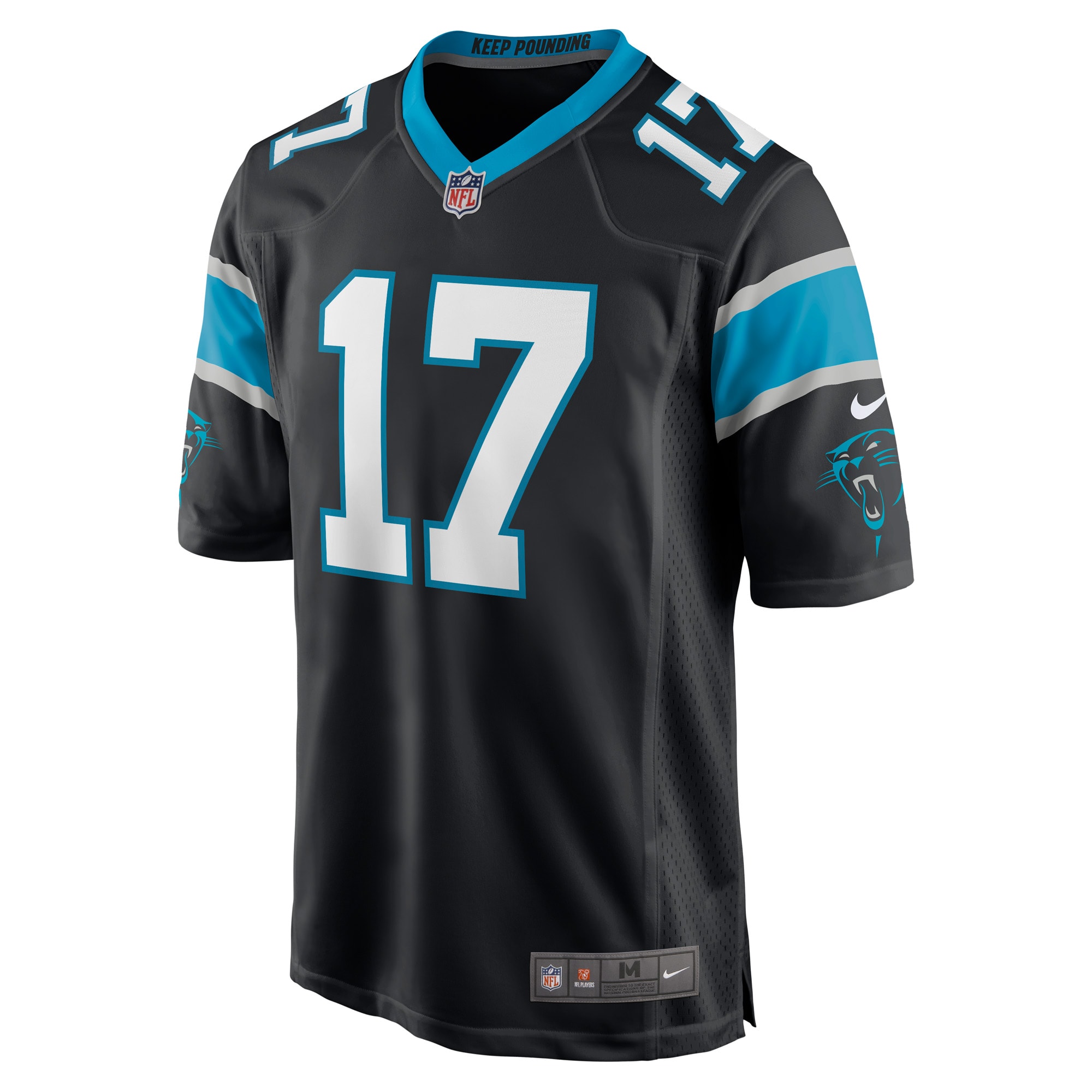 Rashard Higgins Carolina PanthersGame Player Jersey - Black