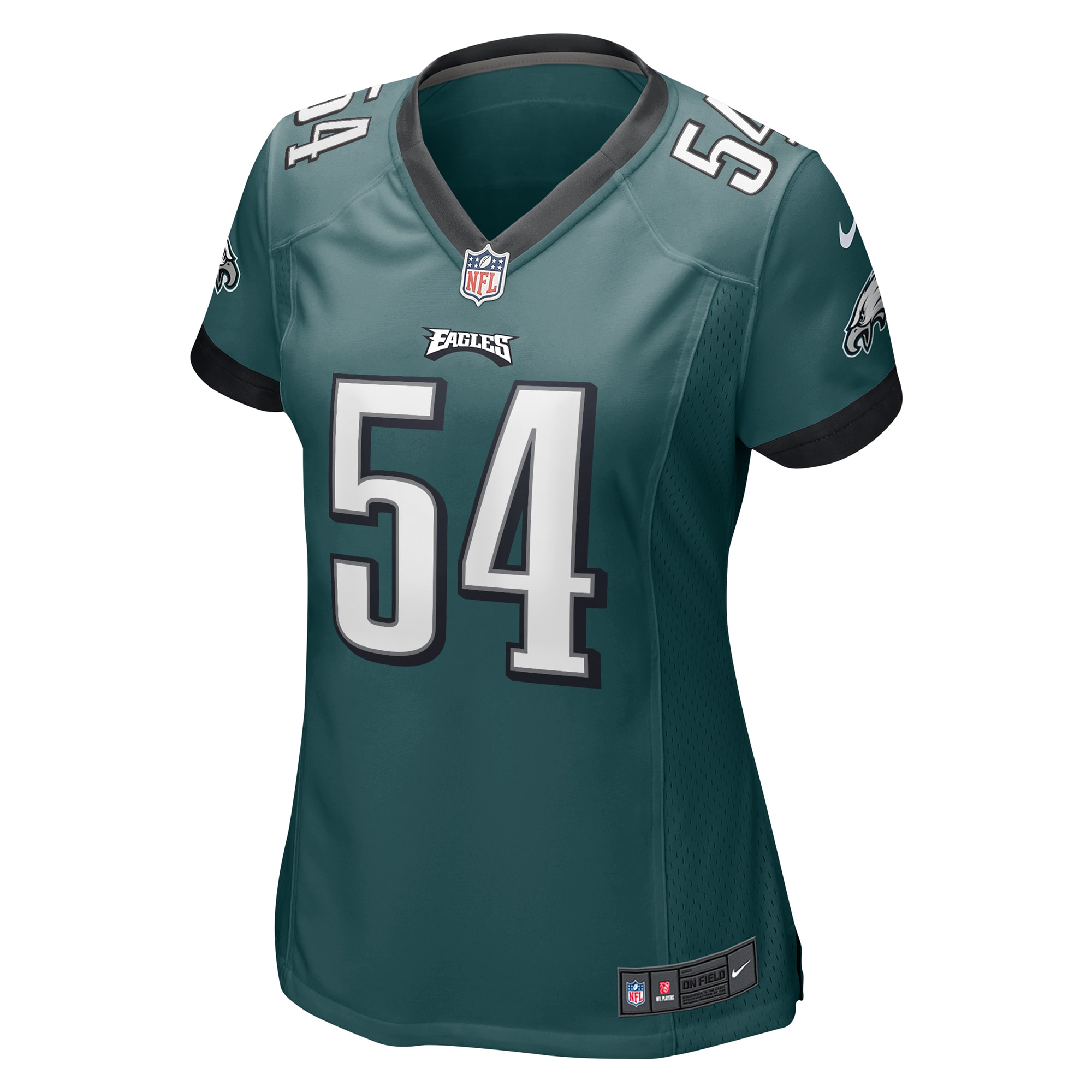 Shaun Bradley Philadelphia Eagles Women's Game Jersey - Midnight Green