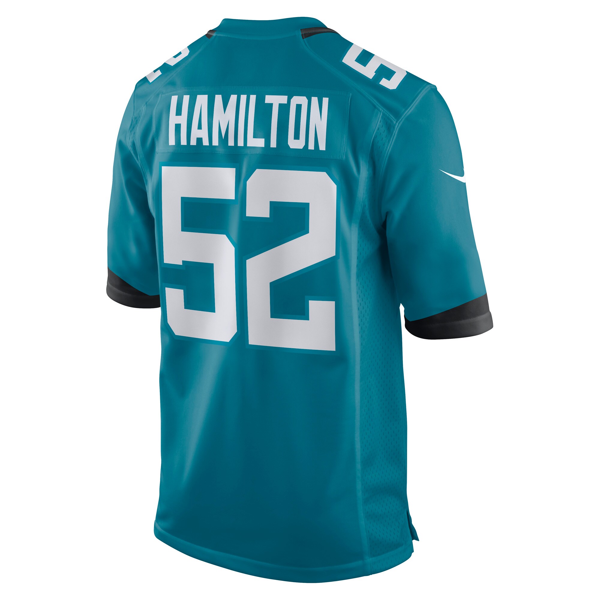 DaVon Hamilton Jacksonville JaguarsGame Jersey - Teal