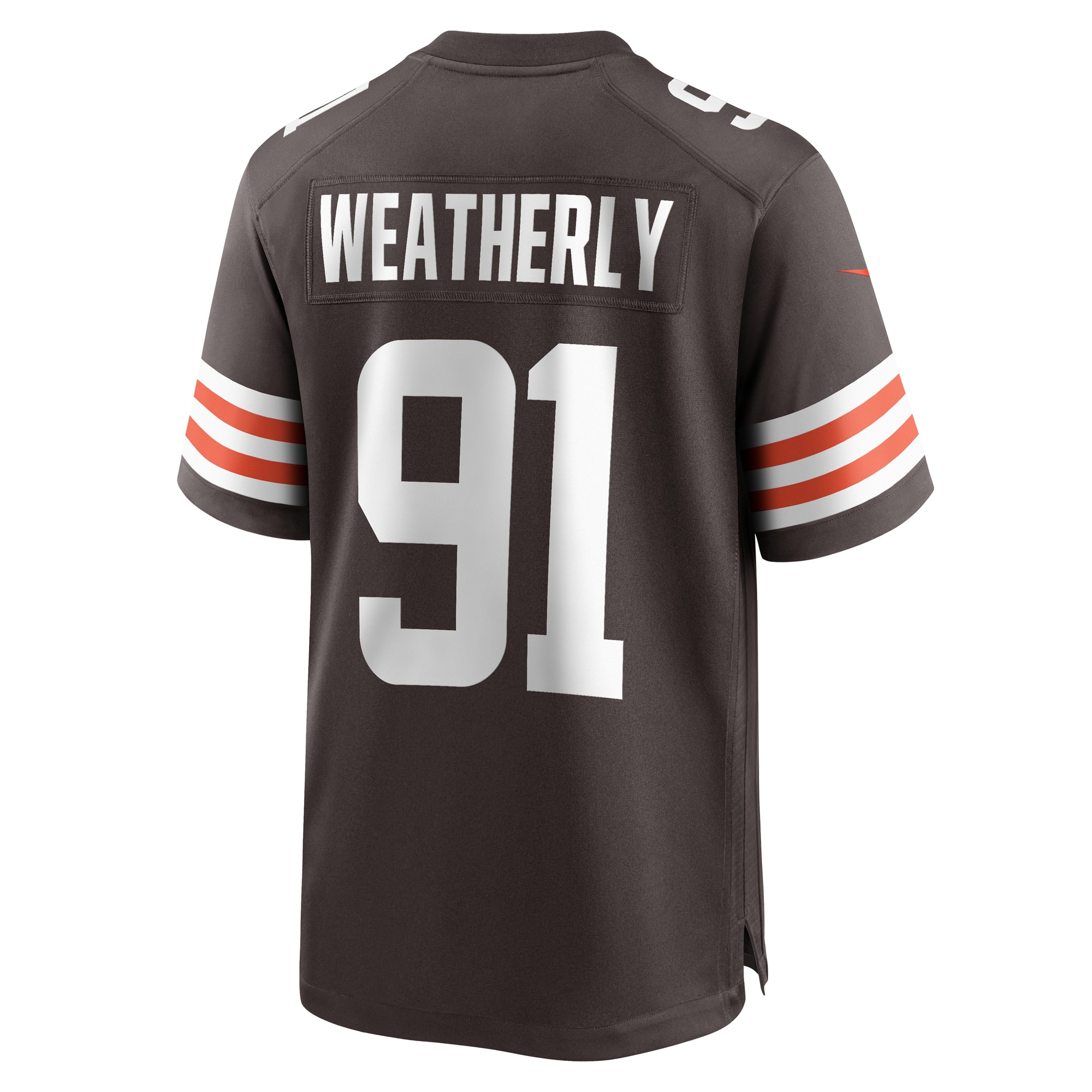 Stephen Weatherly Cleveland BrownsGame Player Jersey - Brown