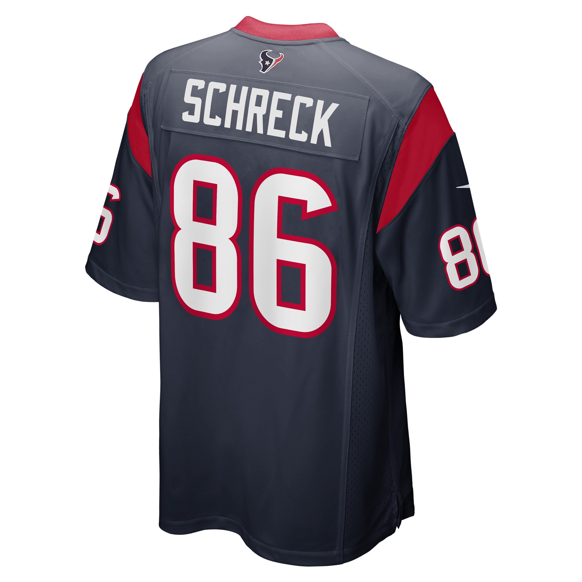 Mason Schreck Houston TexansGame Player Jersey - Navy