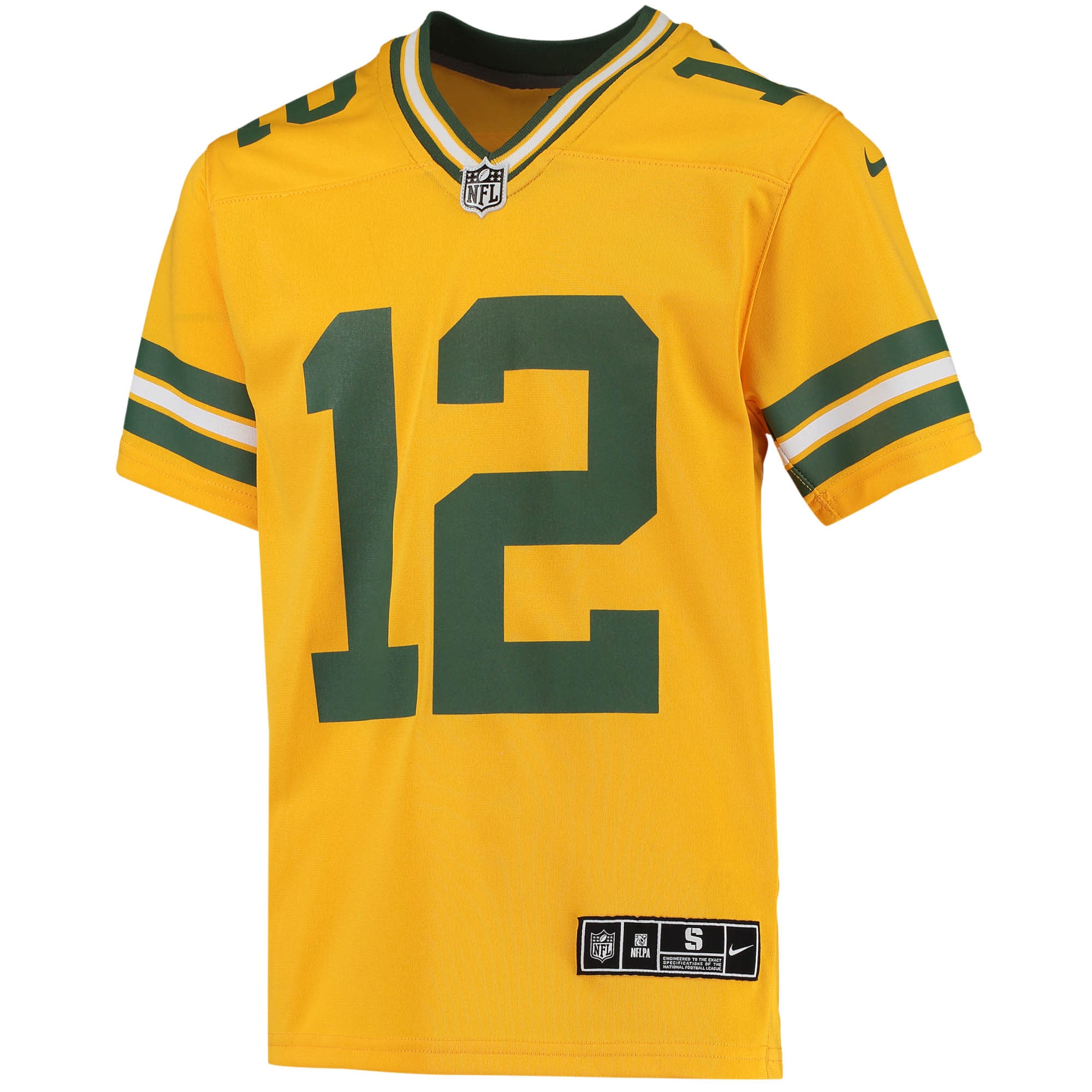 Aaron Rodgers Green Bay PackersYouth Inverted Team Game Jersey - Gold