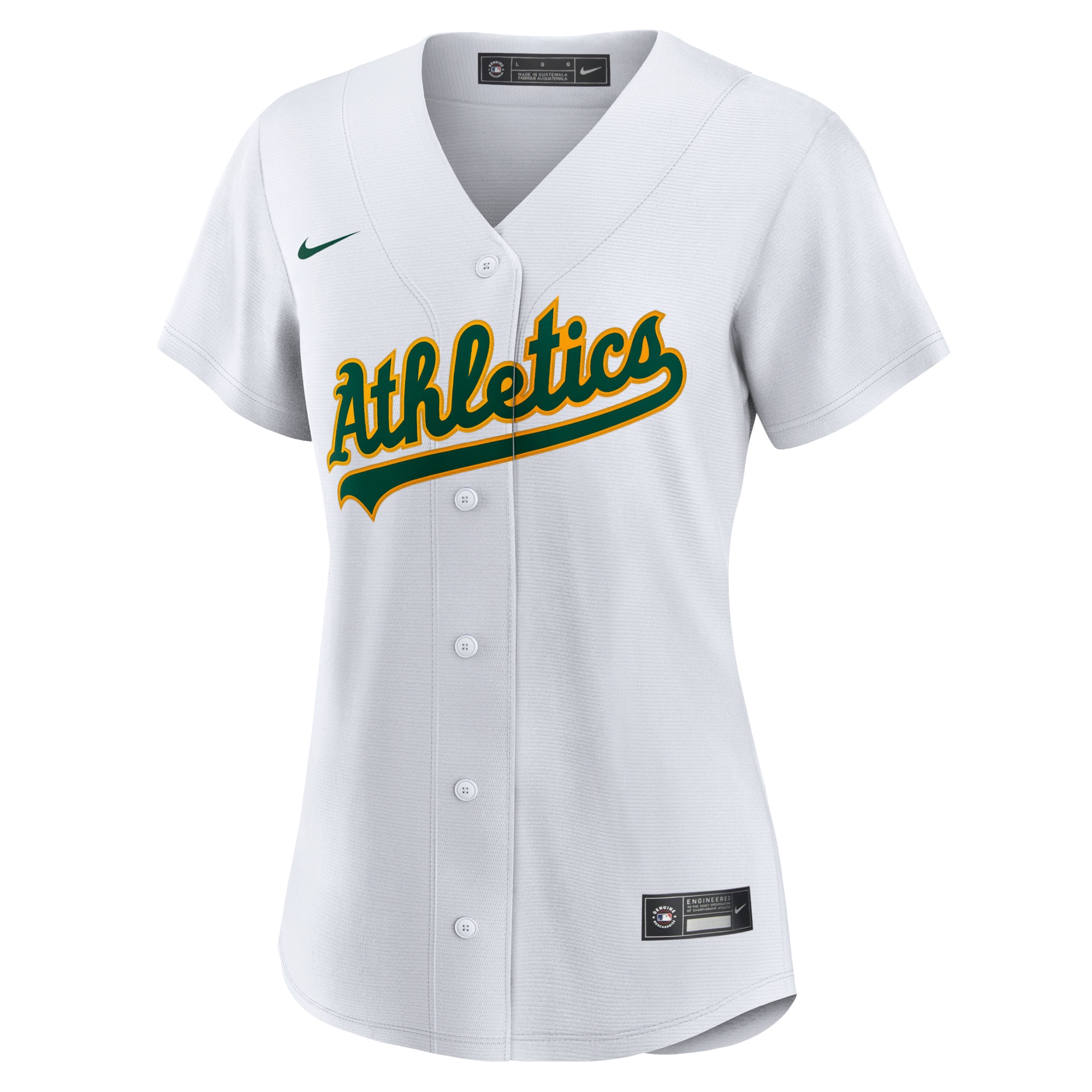 Khris Davis Oakland Athletics Women's Home Replica Player Jersey - White