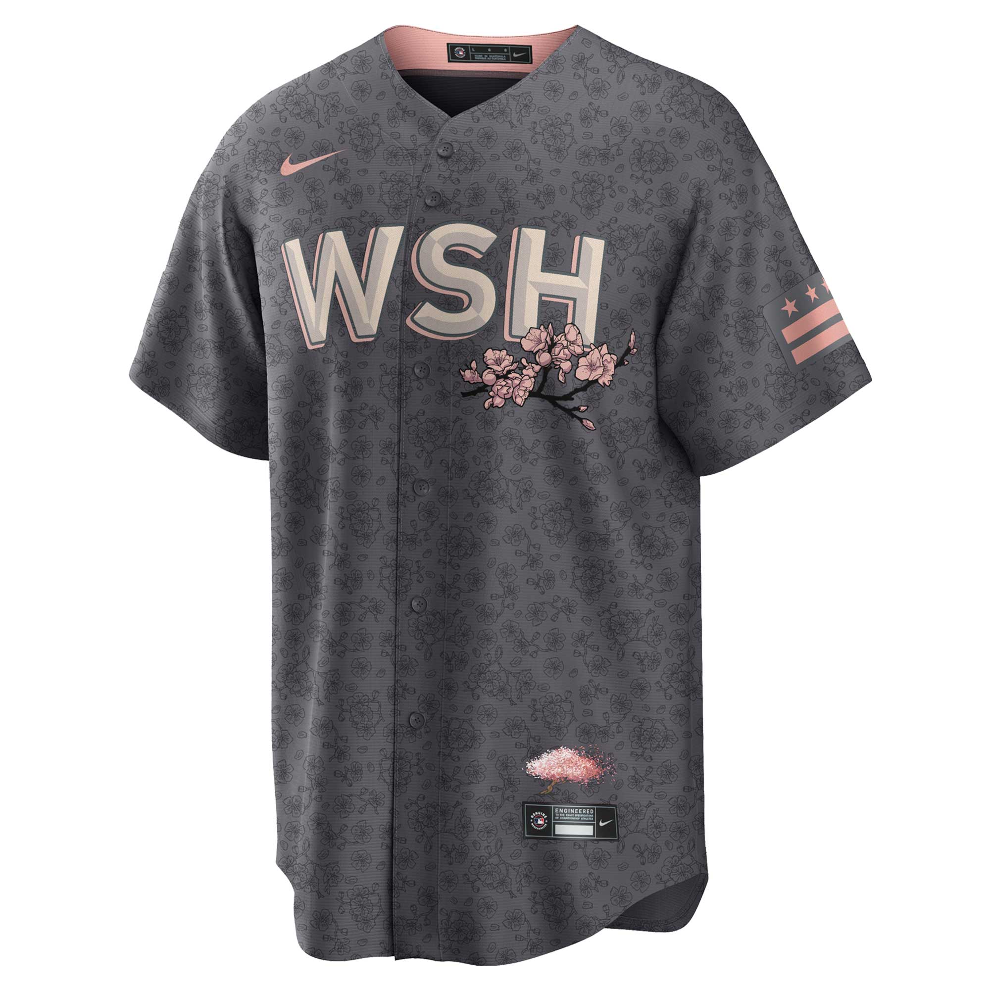 Stephen Strasburg Washington NationalsCity Connect Replica Player Jersey - Gray