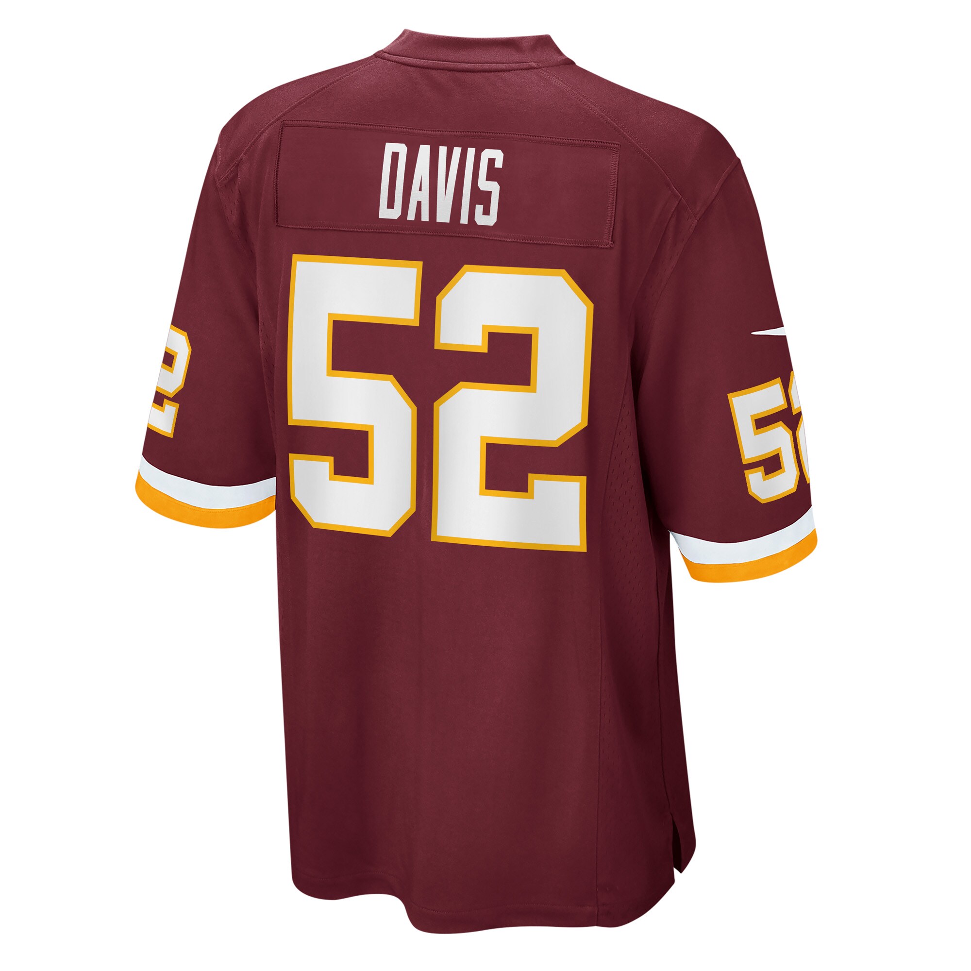 Jamin Davis Washington Football TeamGame Jersey - Burgundy