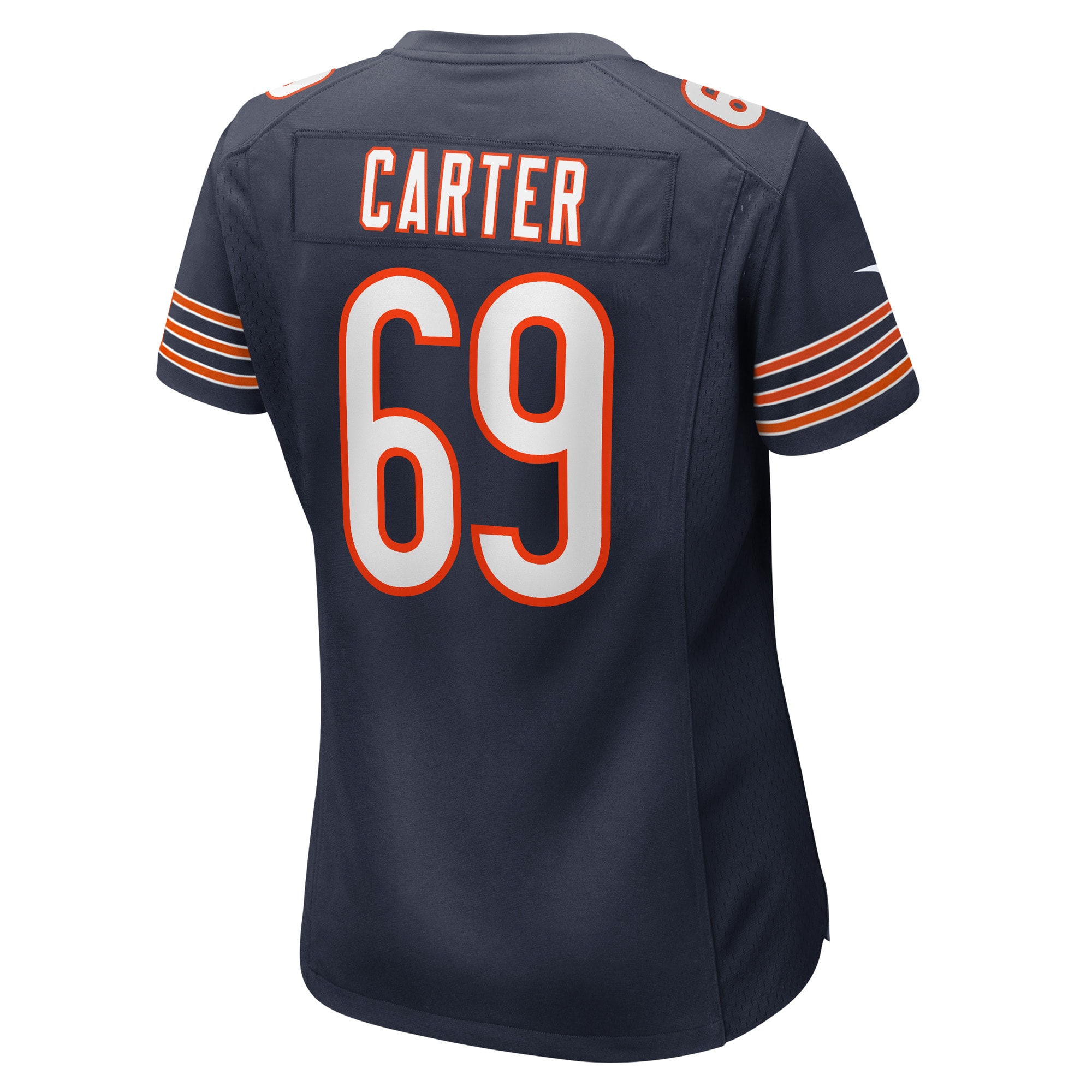 Ja'Tyre Carter Chicago Bears Women's Game Player Jersey - Navy