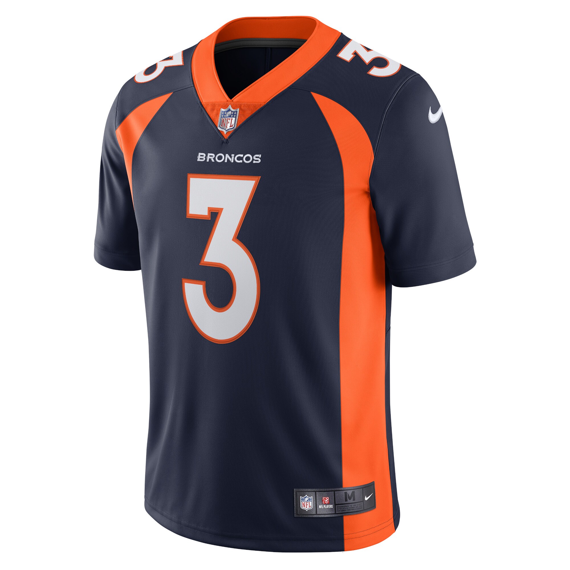 Russell Wilson Denver BroncosAlternate Vapor Limited Jersey - Navy