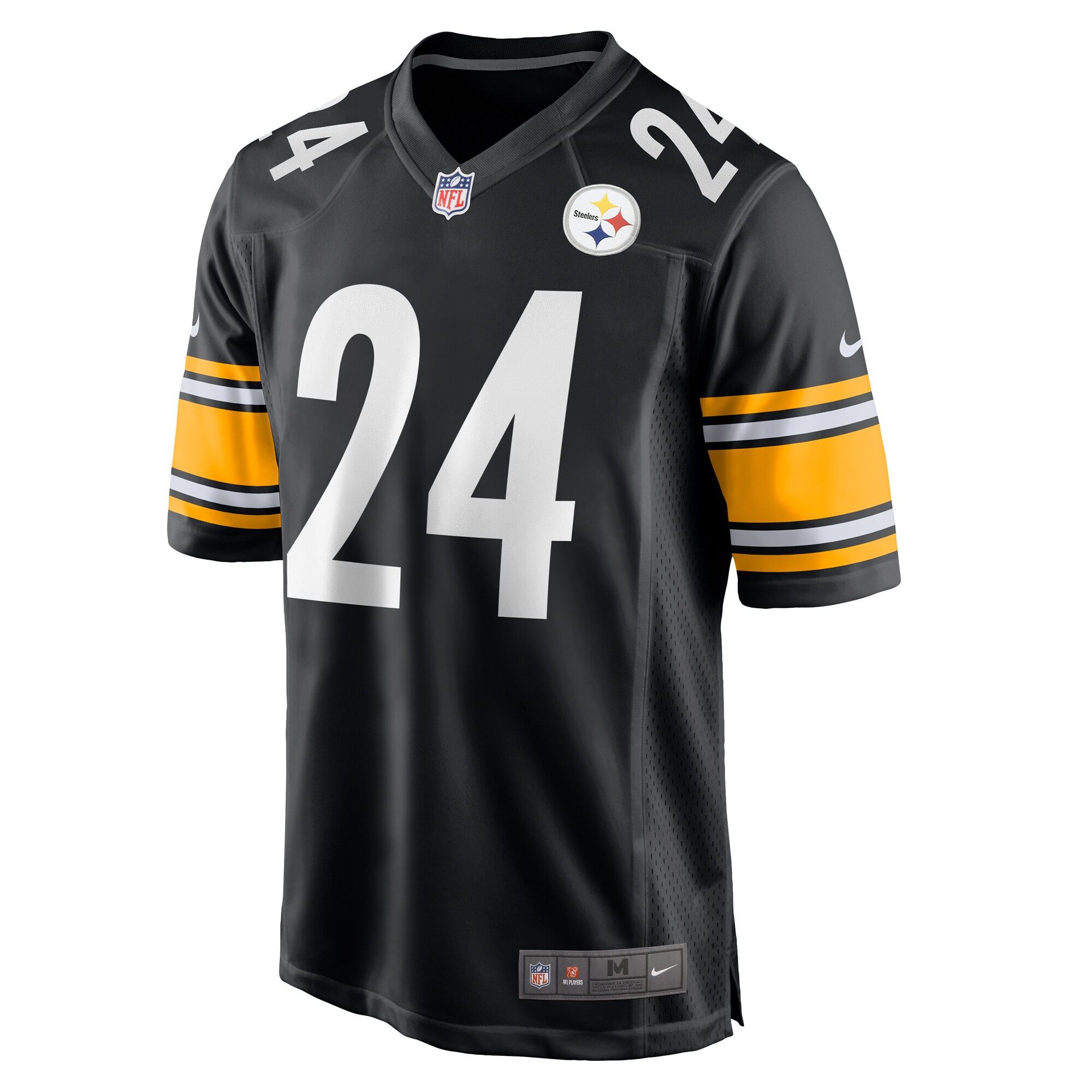Joey Porter Jr. Pittsburgh Steelers2023 NFL Draft Pick Game Jersey - Black