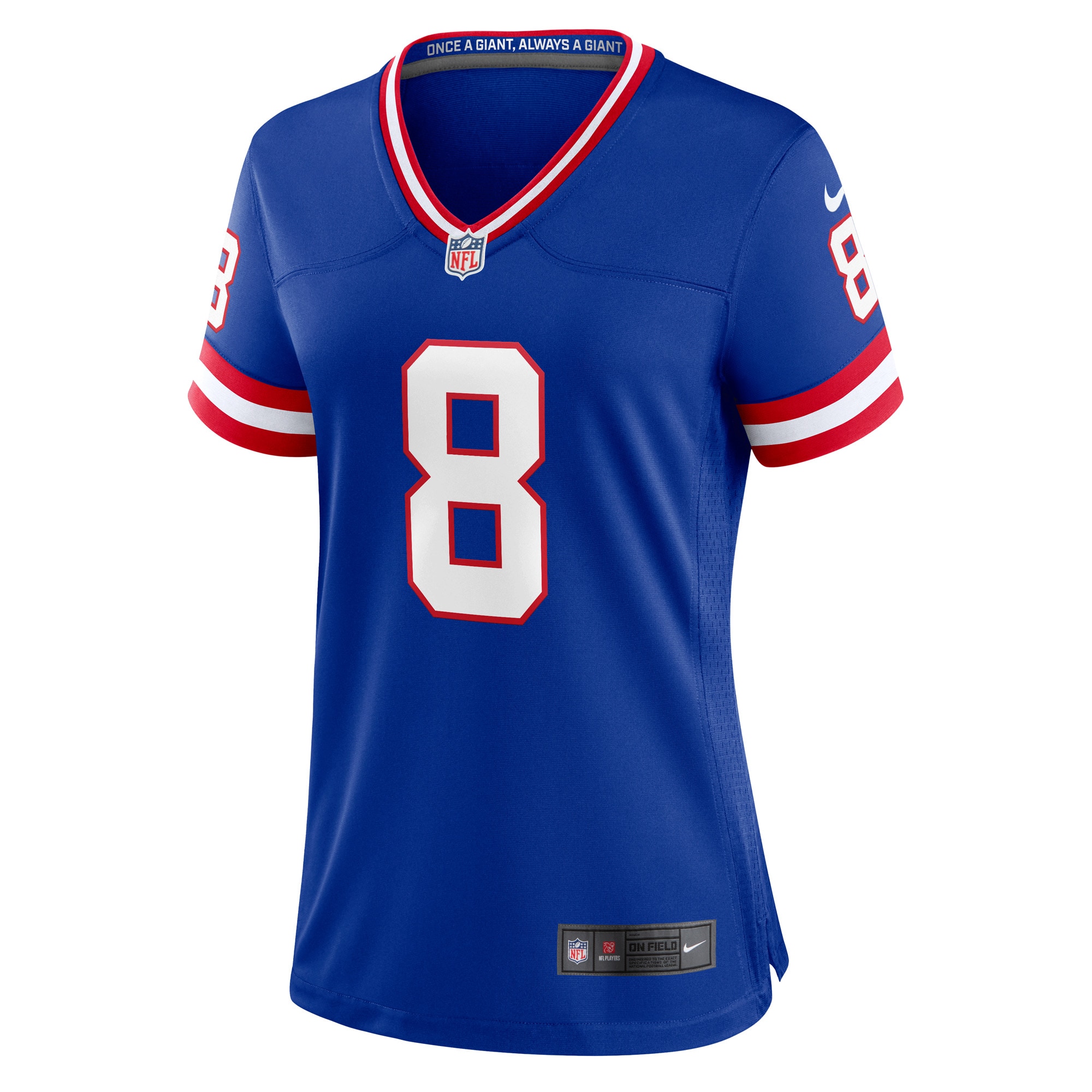 Daniel Jones New York Giants Women's Classic Player Game Jersey - Royal