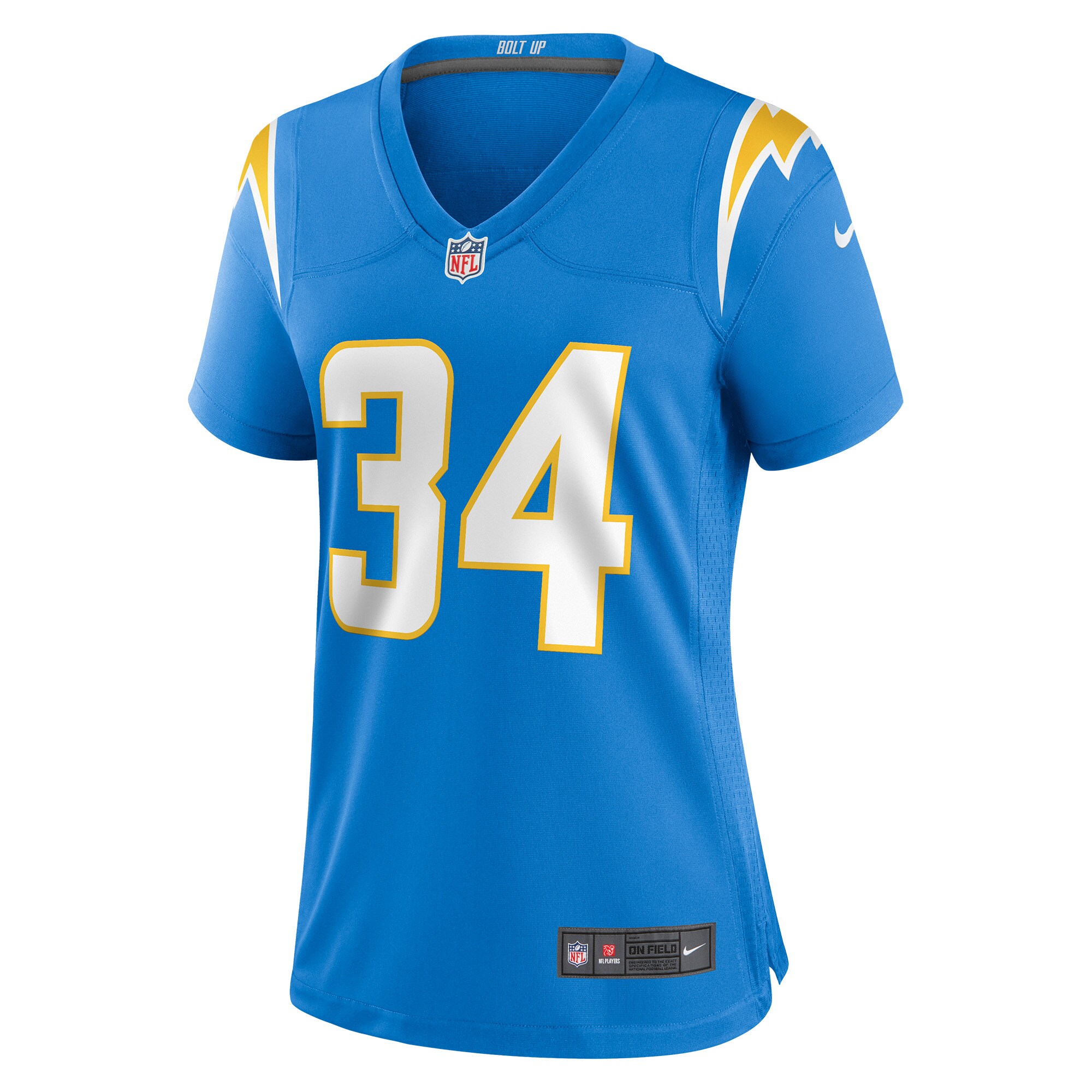 Larry Rountree III Los Angeles Chargers Women's Player Game Jersey - Powder Blue