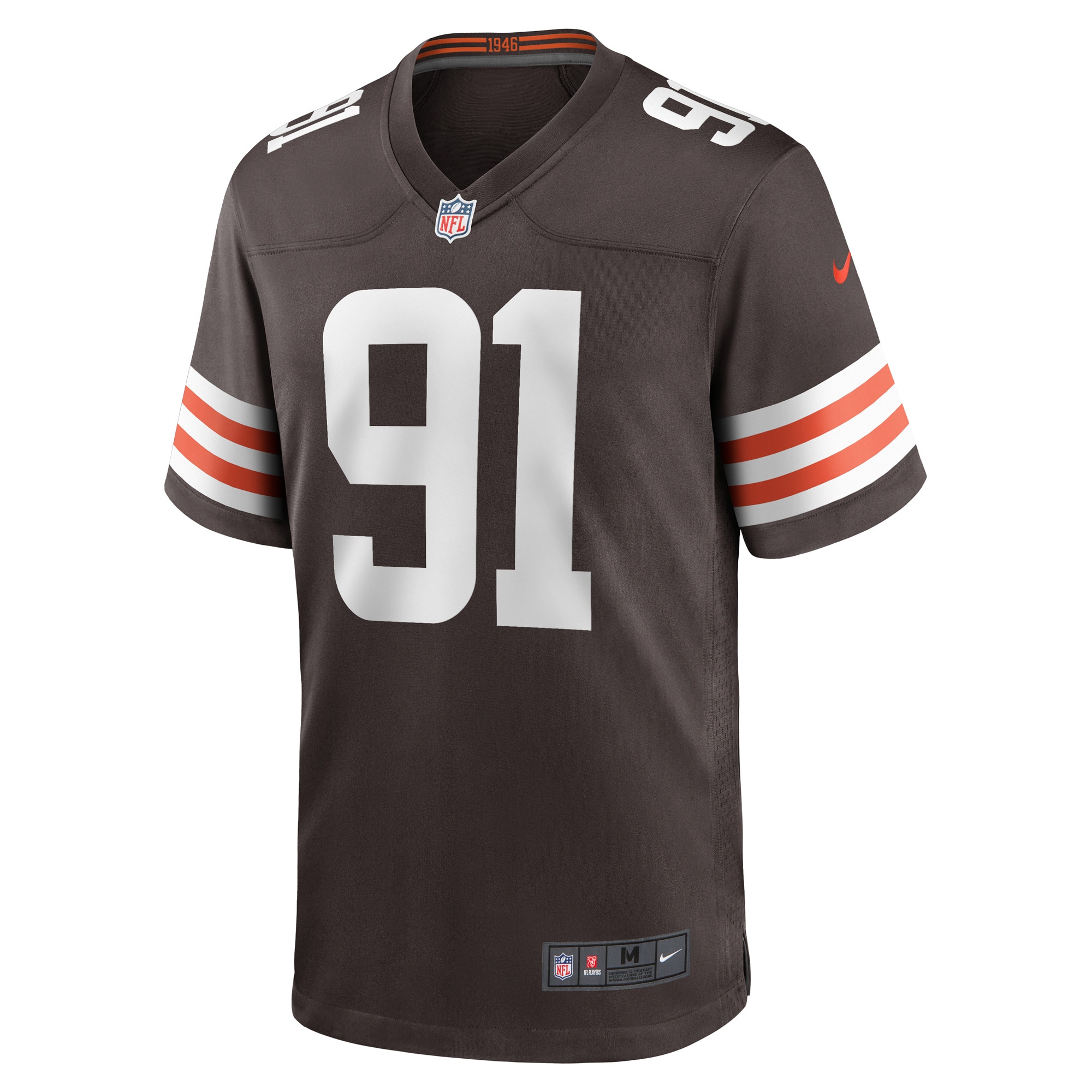 Stephen Weatherly Cleveland BrownsGame Player Jersey - Brown