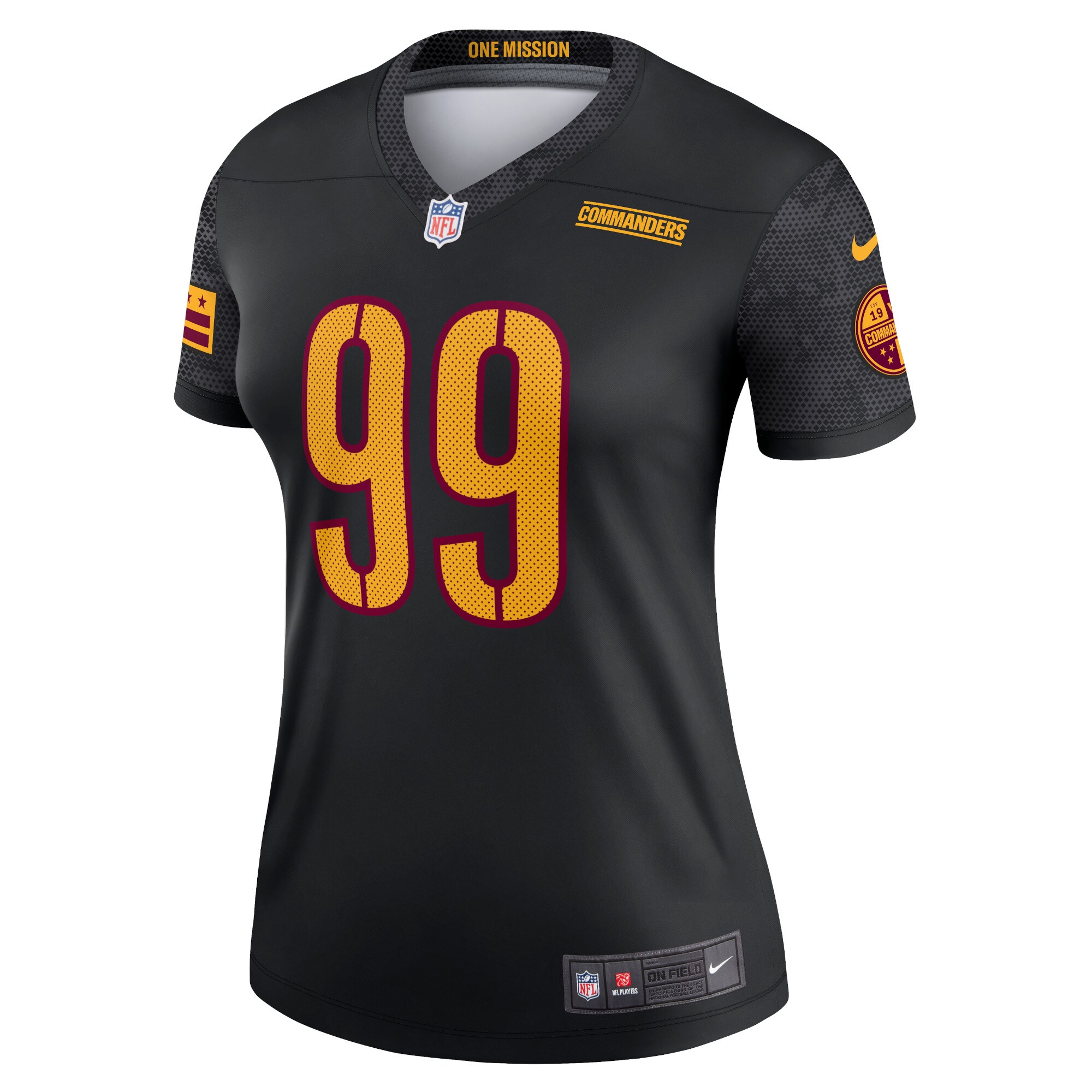 Chase Young Washington Commanders Women's Alternate Legend Jersey - Black