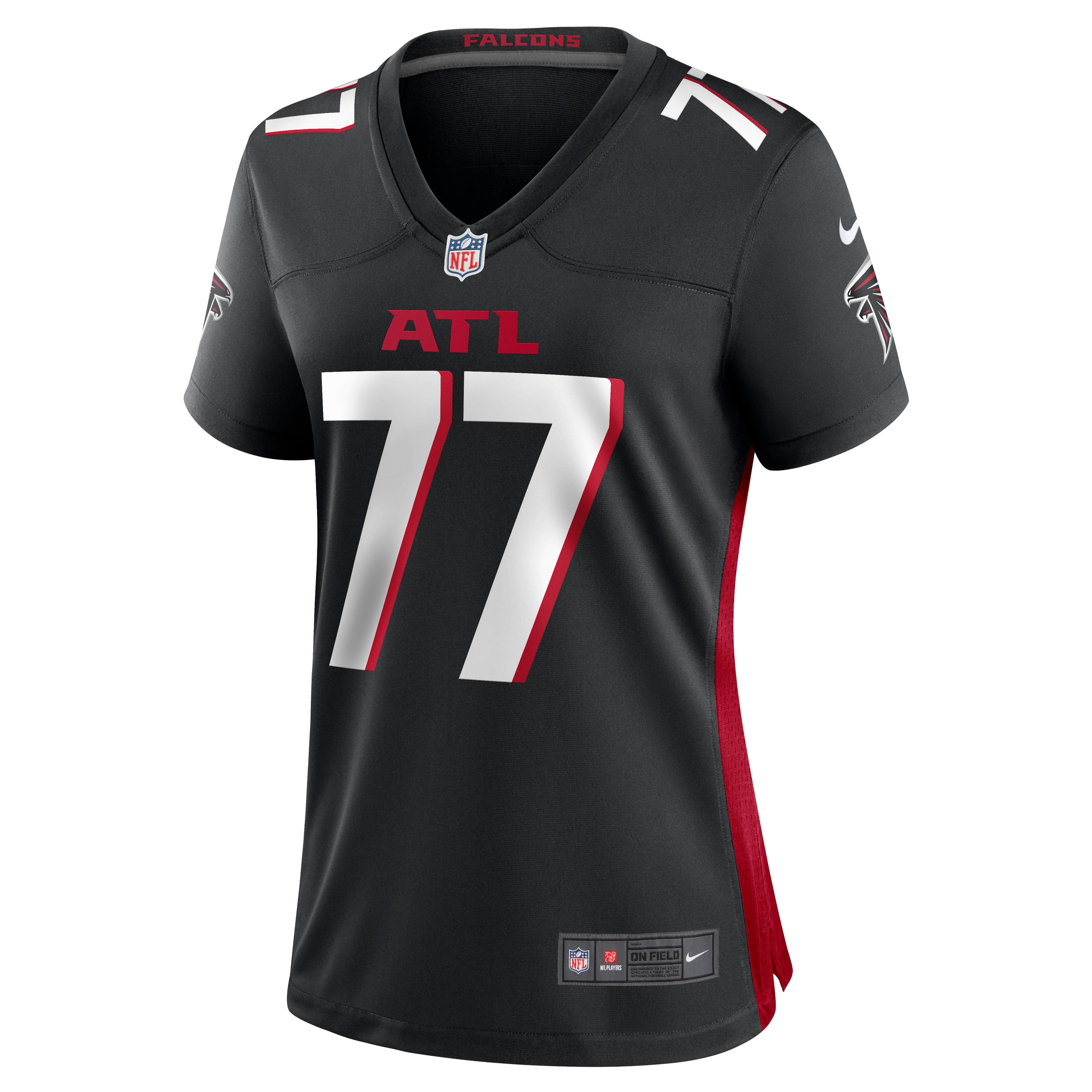 Jalen Mayfield Atlanta Falcons Women's Game Jersey - Black