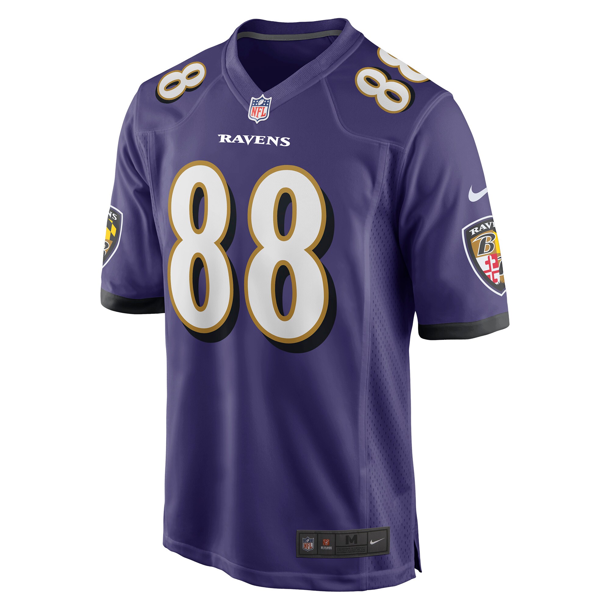 Charlie Kolar Baltimore RavensPlayer Game Jersey - Purple