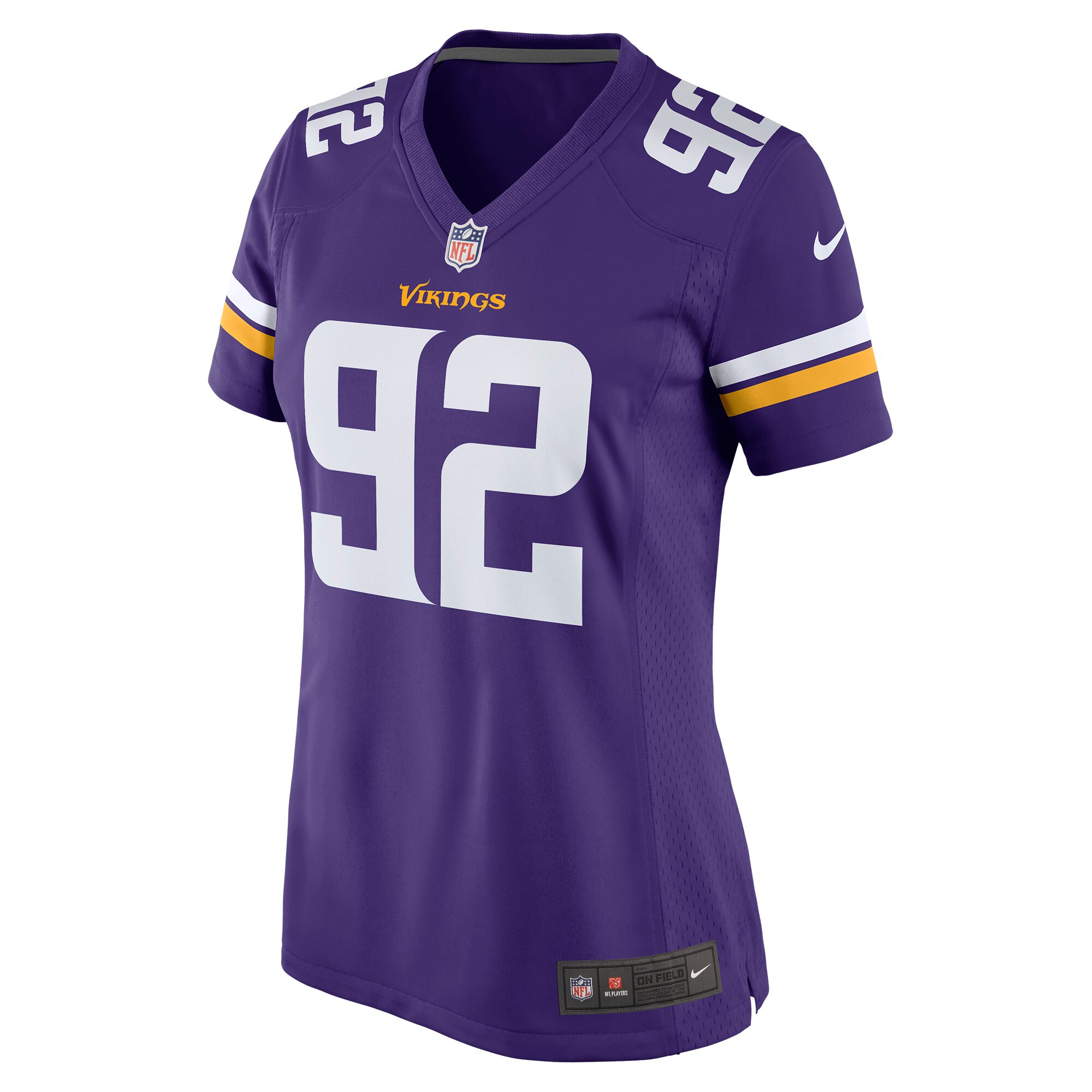 James Lynch Minnesota Vikings Women's Game Player Jersey - Purple