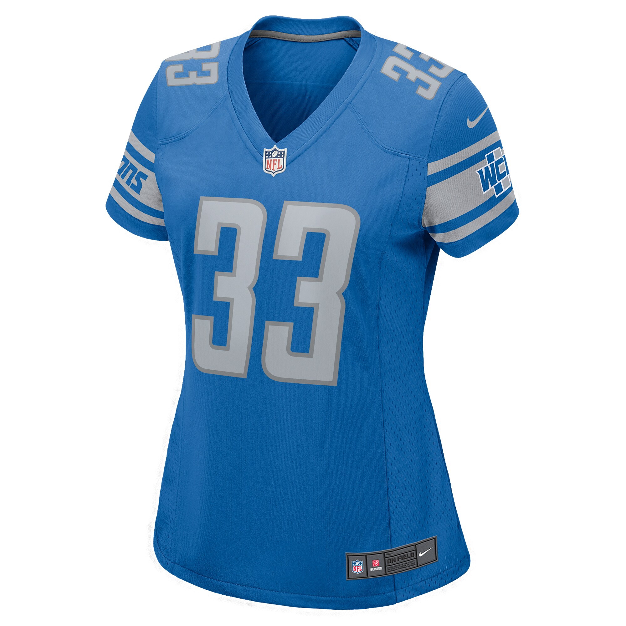 Jarren Williams Detroit Lions Women's Home Game Player Jersey - Blue