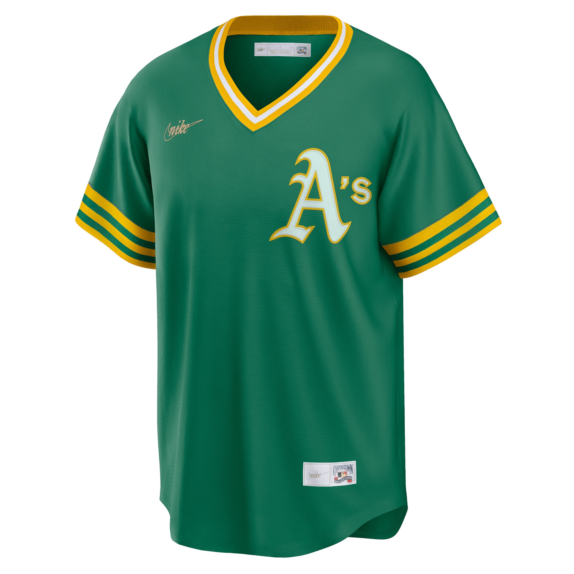 Oakland AthleticsRoad Cooperstown Collection Team Jersey - Kelly Green