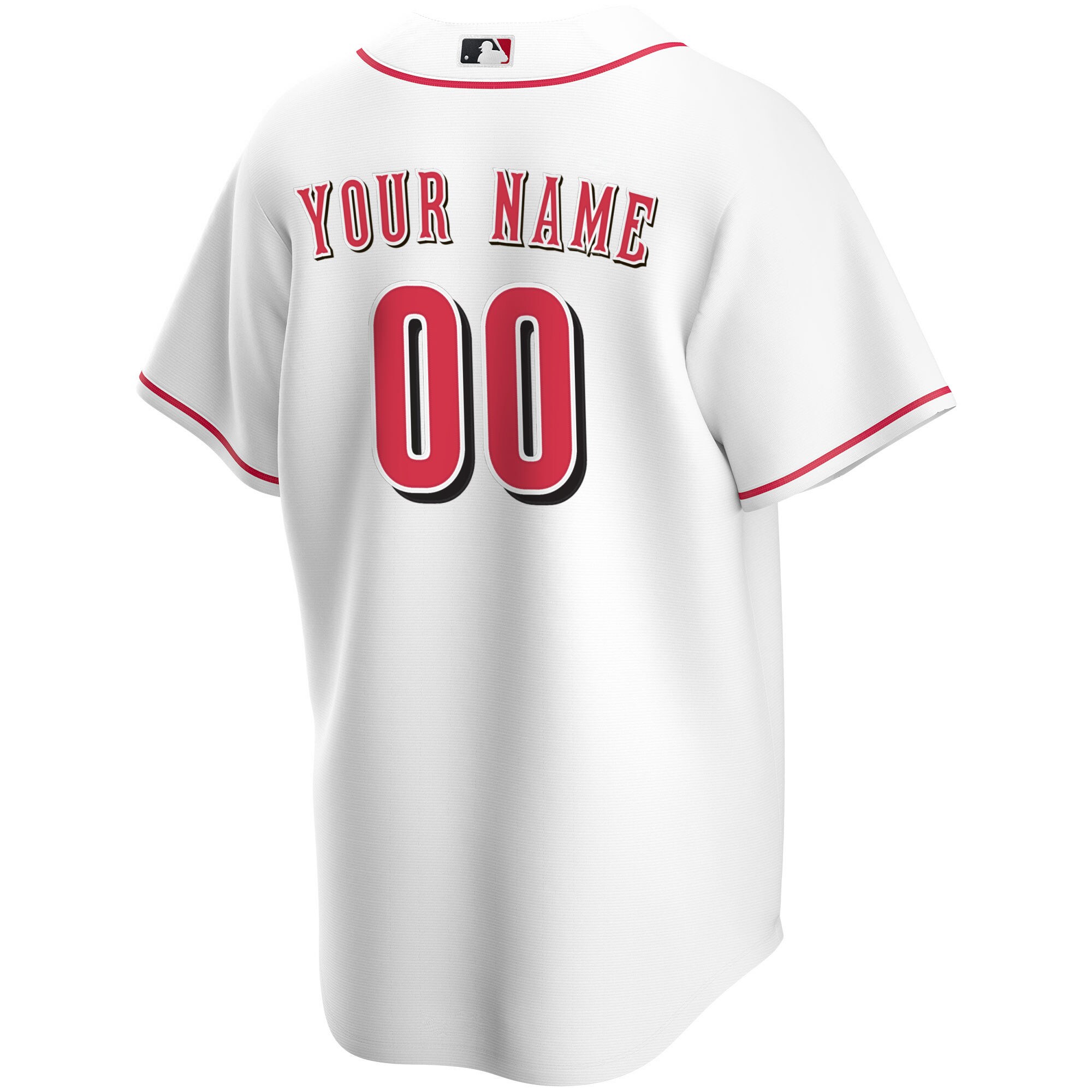 Cincinnati RedsYouth Home Replica Custom Jersey - White