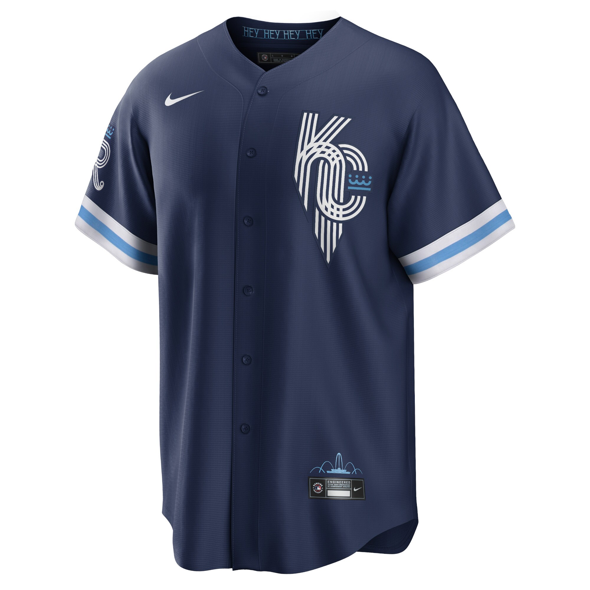 Bobby Witt Jr. Kansas City Royals2022 City Connect Replica Player Jersey - Navy