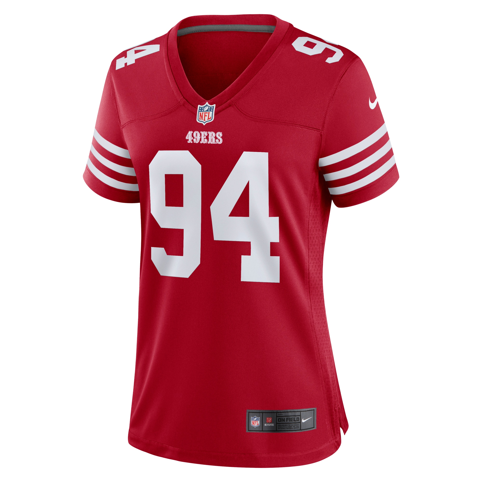 Clelin Ferrell San Francisco 49ers Women's Game Player Jersey - Scarlet