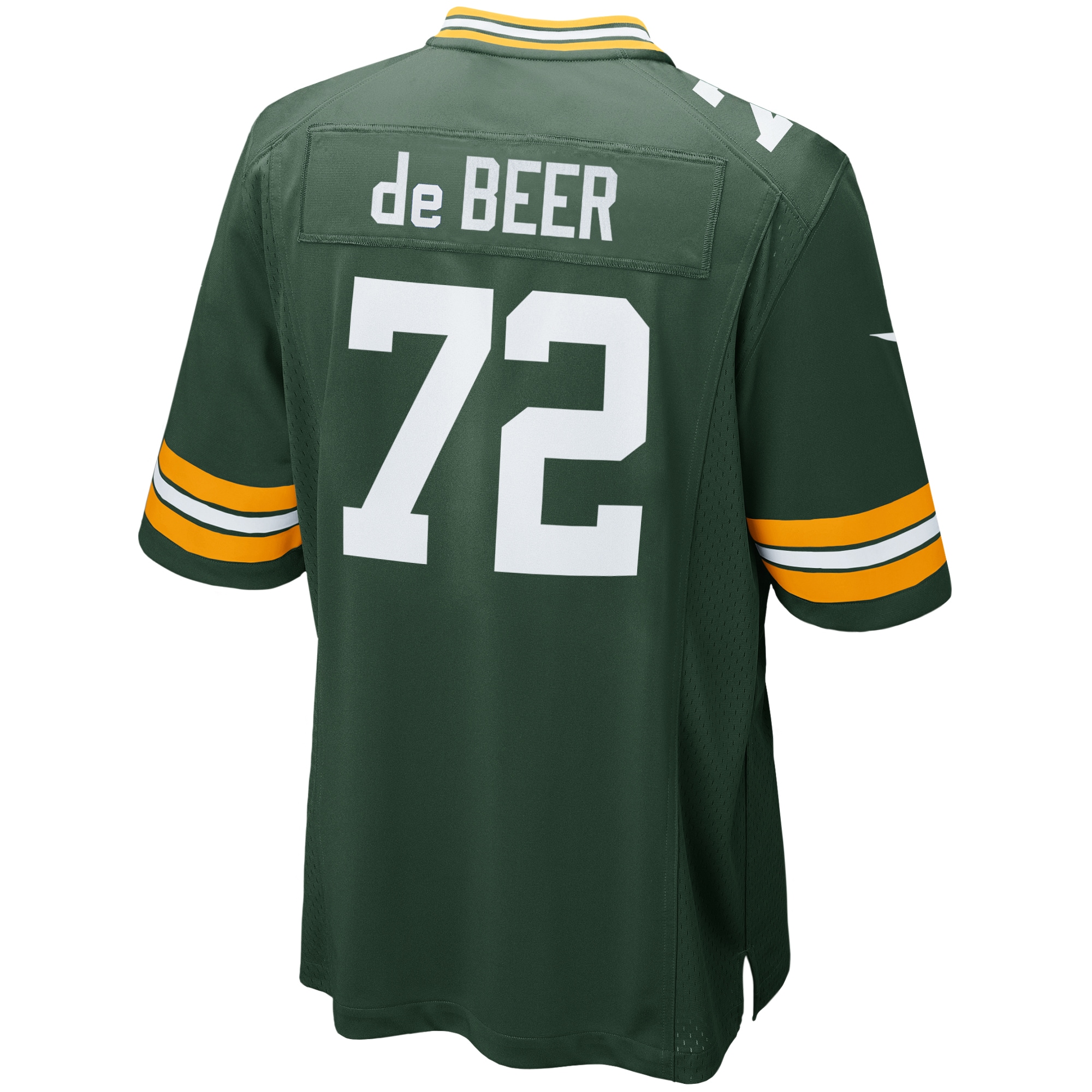 Gerhard de Beer Green Bay PackersYouth Game Jersey - Green