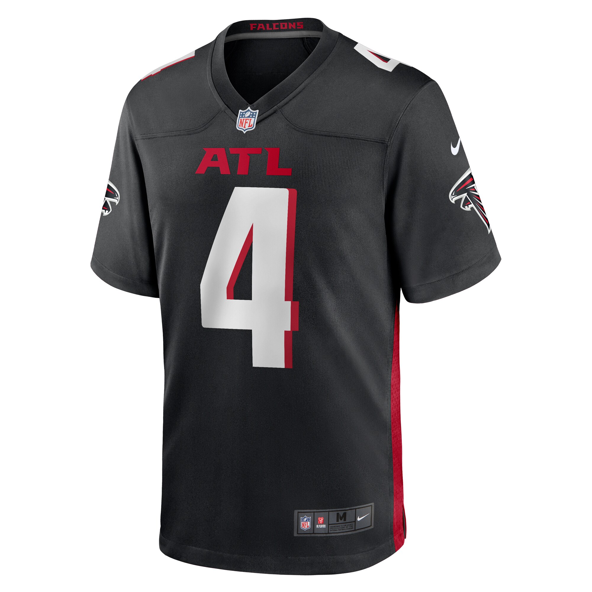Taylor Heinicke Atlanta FalconsGame Player Jersey - Black