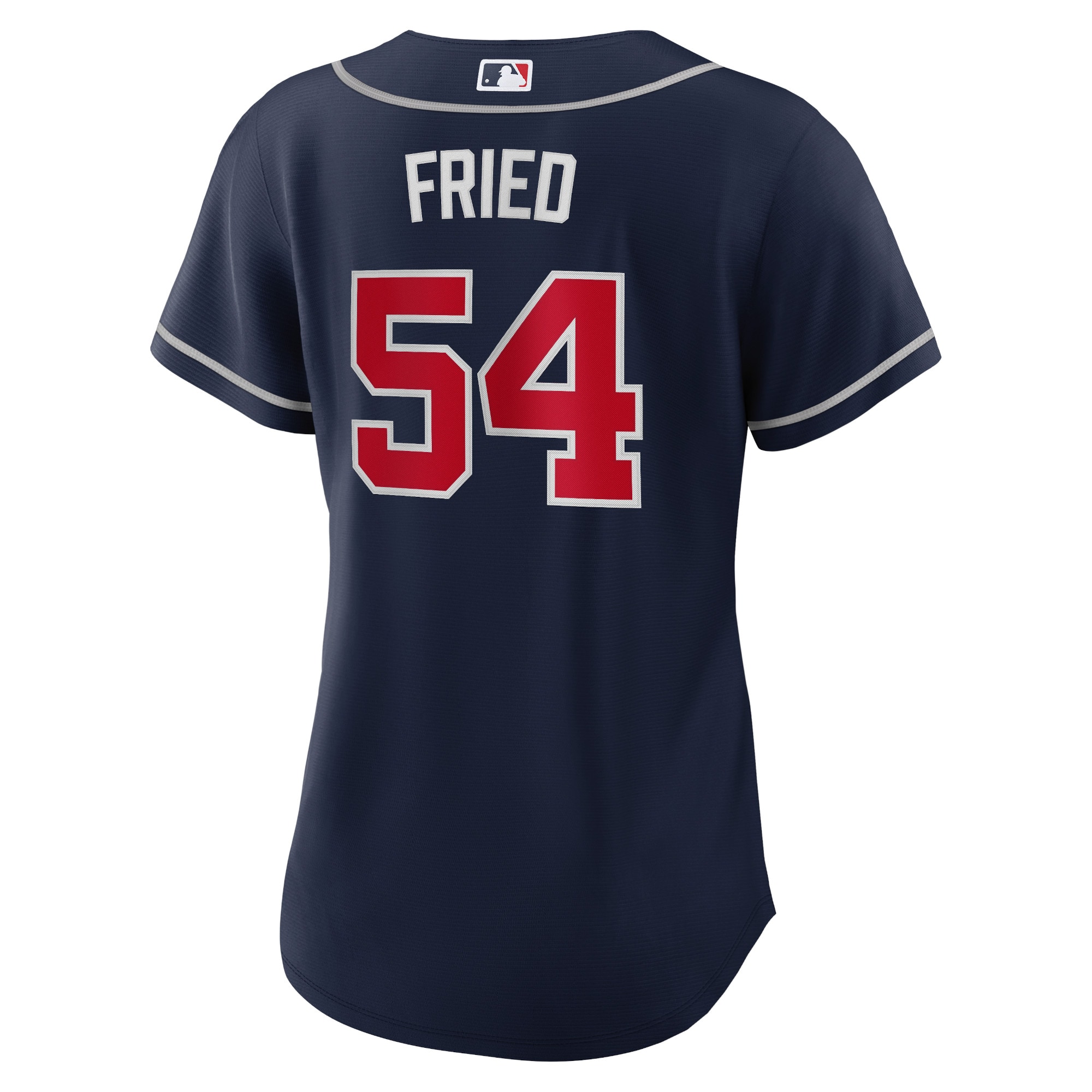 Max Fried Atlanta Braves Women's Alternate Replica Player Jersey - Navy