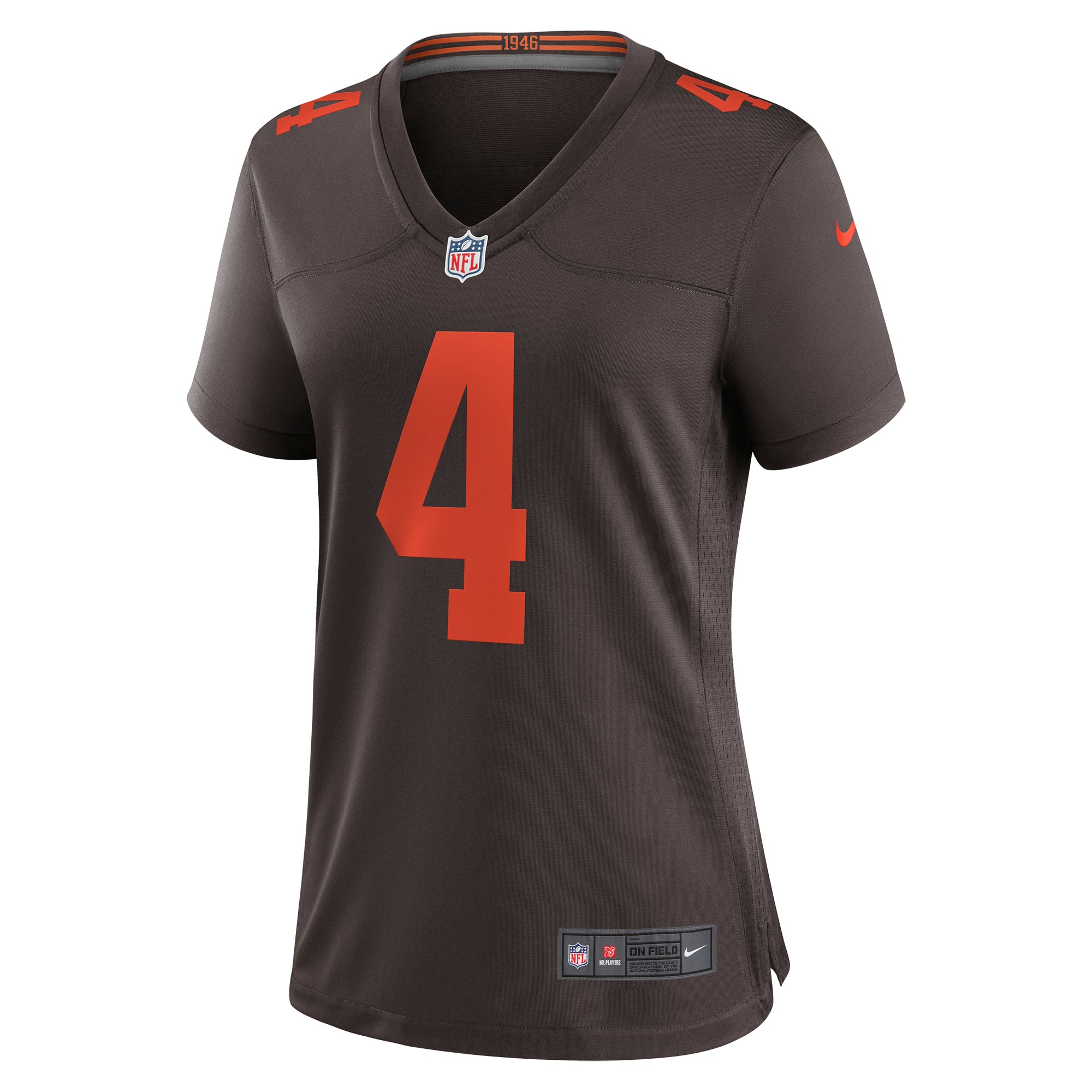 Deshaun Watson Cleveland Browns Women's Alternate Game Jersey- Brown