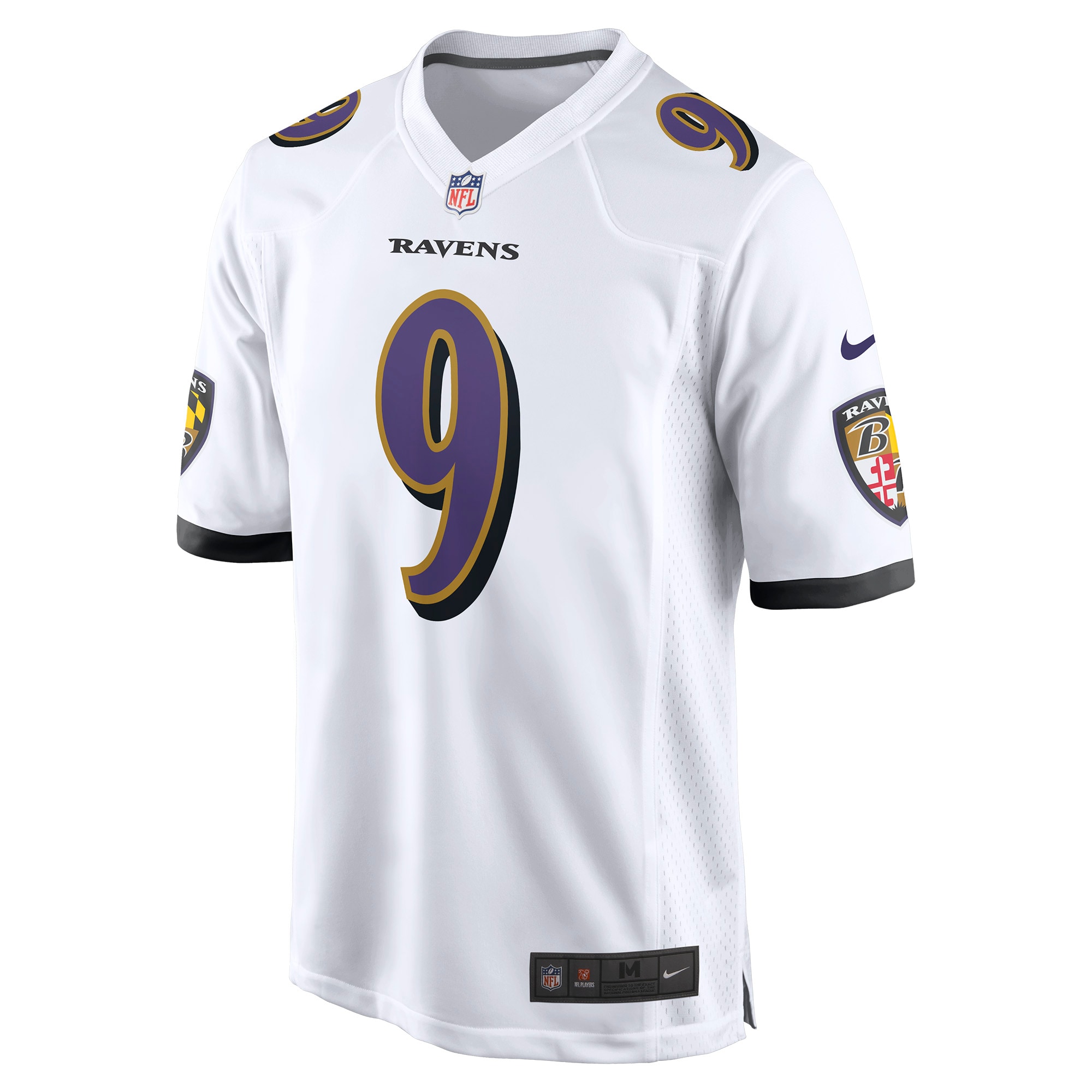 Justin Tucker Baltimore RavensGame Jersey - White