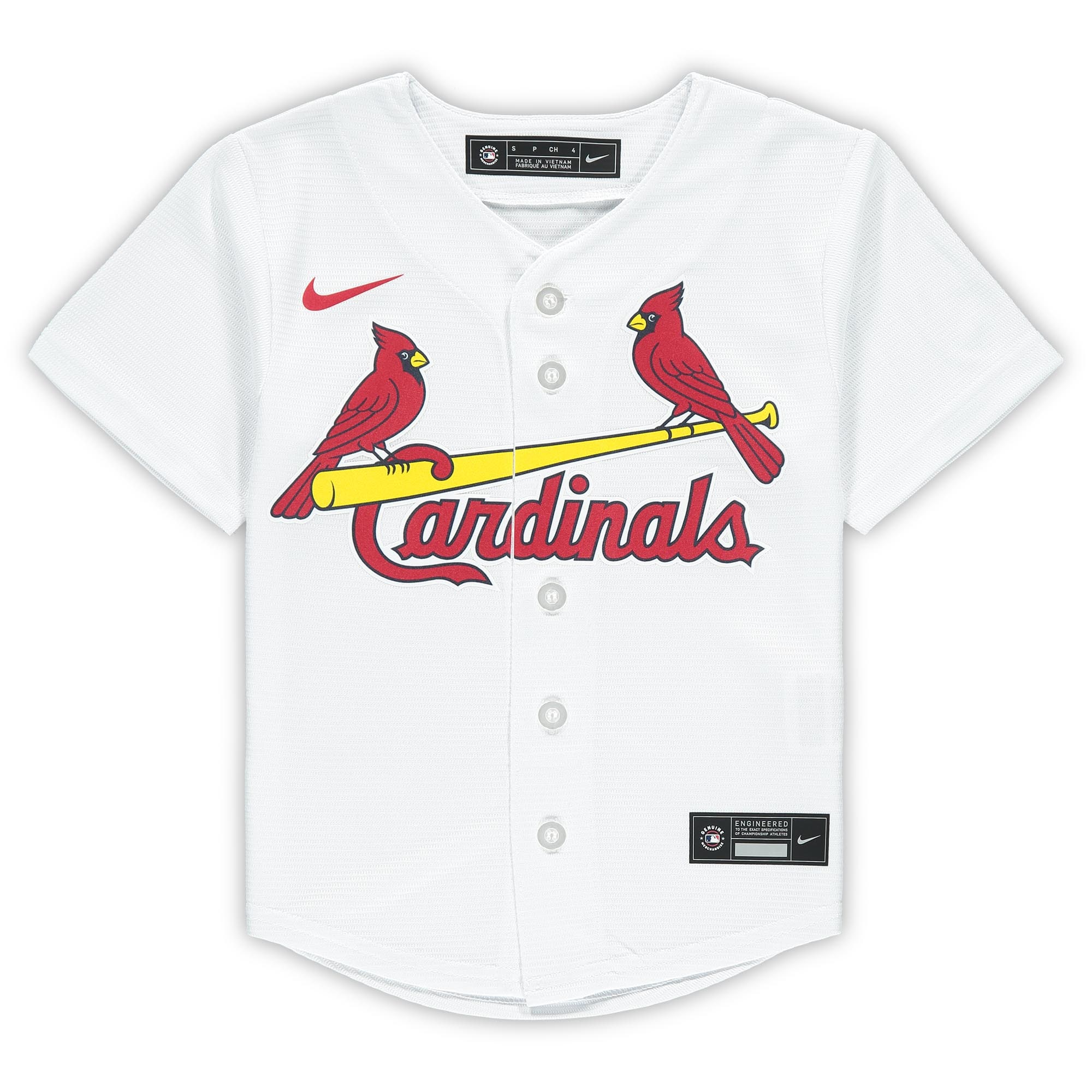St. Louis CardinalsPreschool Home Replica Team Jersey - White