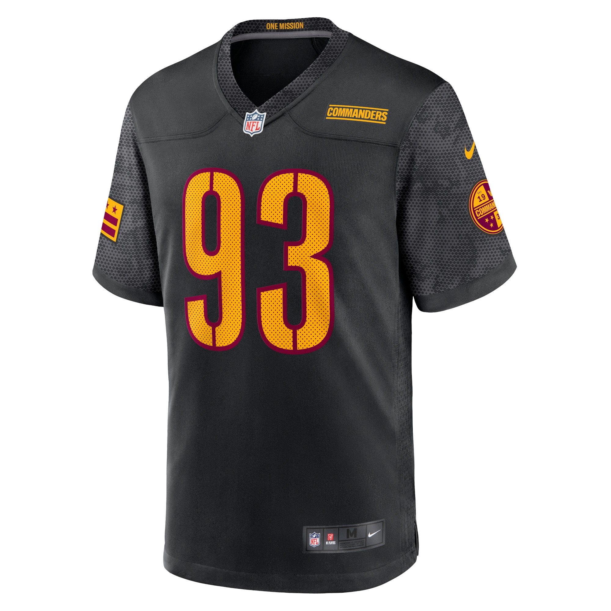 Jonathan Allen Washington CommandersAlternate Game Player Jersey - Black