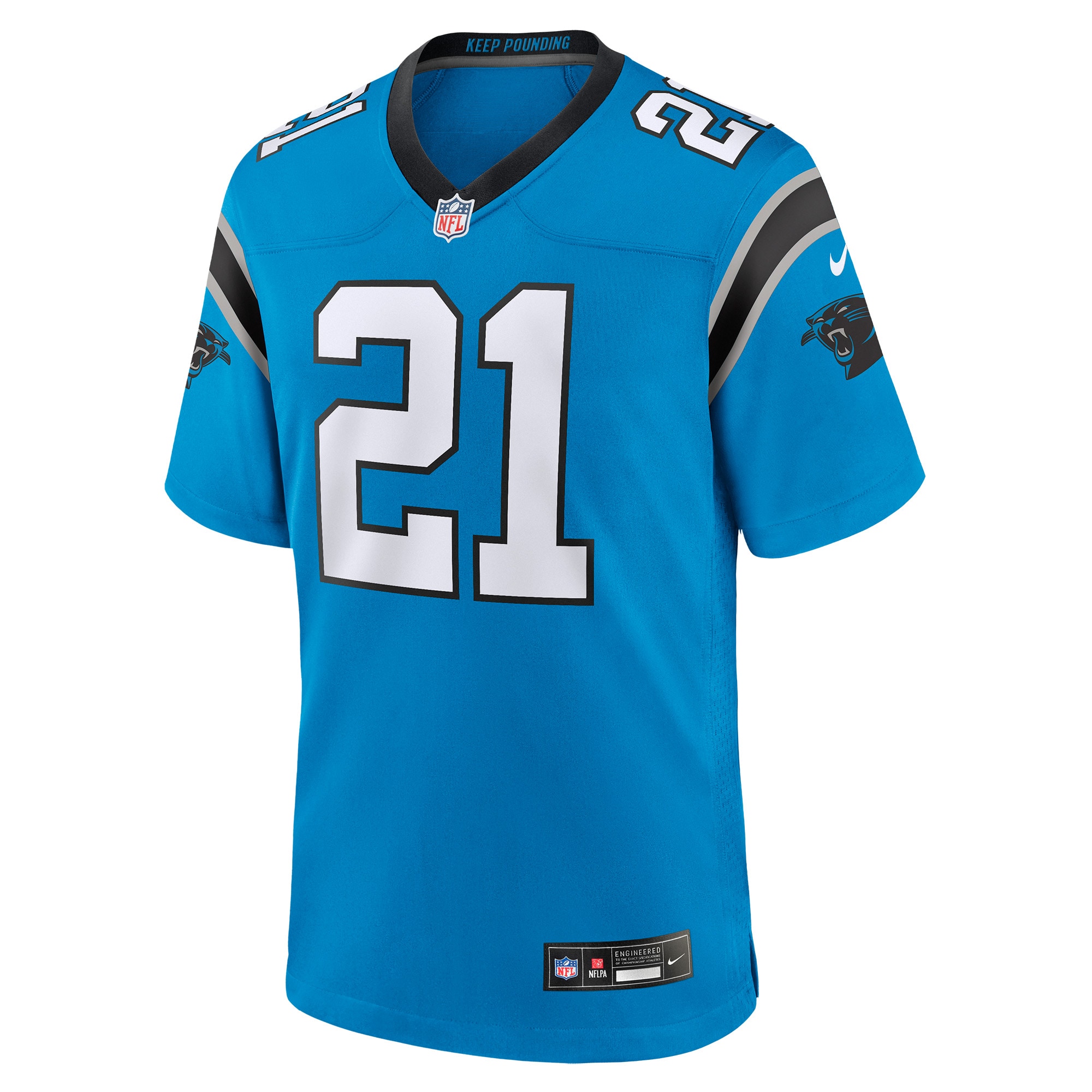 Jeremy Chinn Carolina PanthersAlternate Game Jersey - Blue