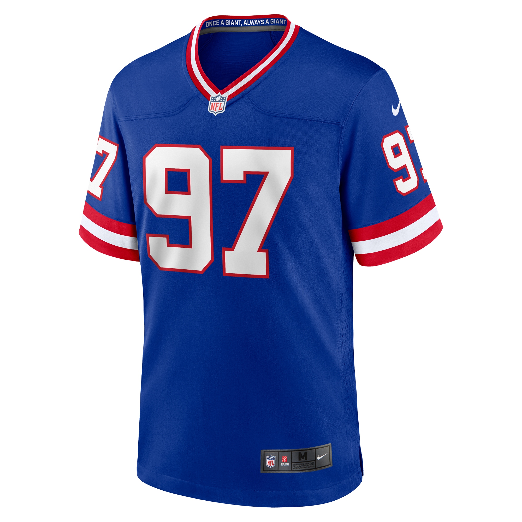 Dexter Lawrence II New York GiantsClassic Game Player Jersey - Royal